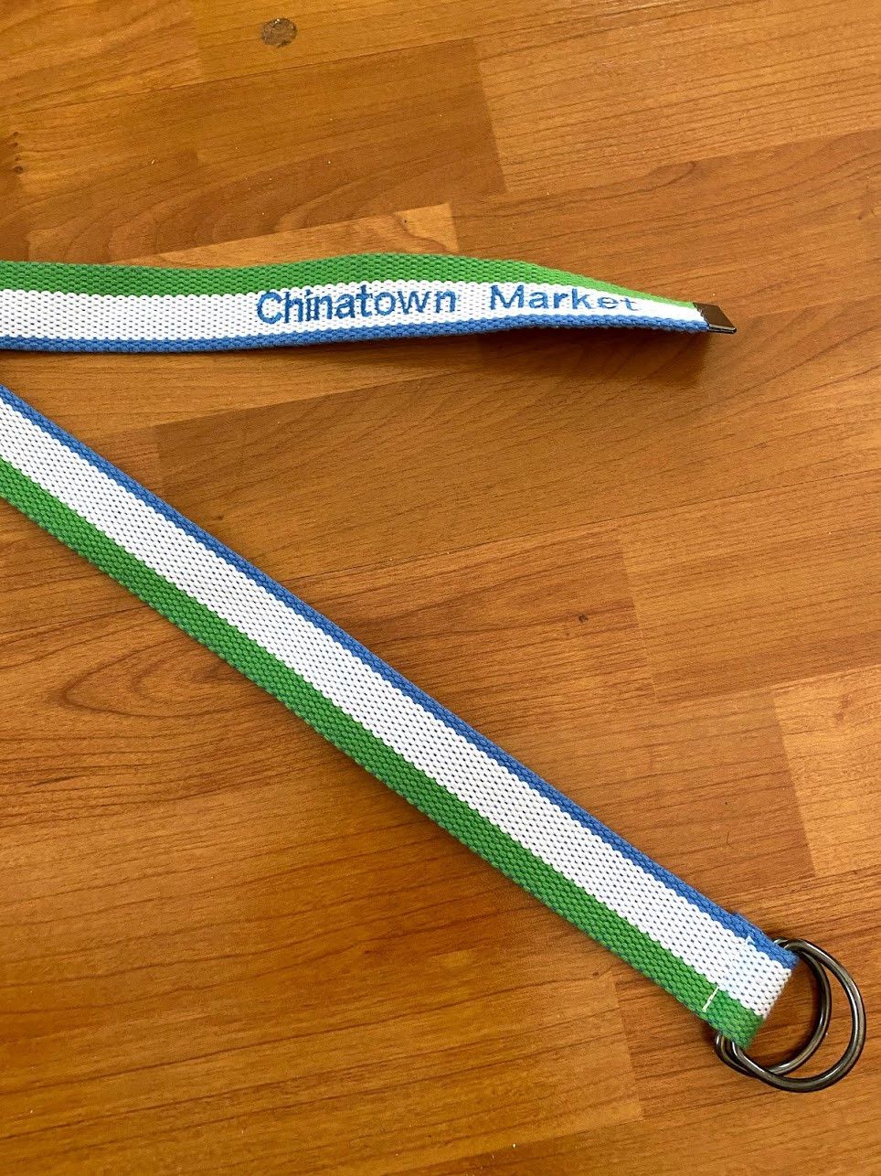 Market Chinatown Market Logo Belt Blue / Green Size ONE SIZE - 1 Preview
