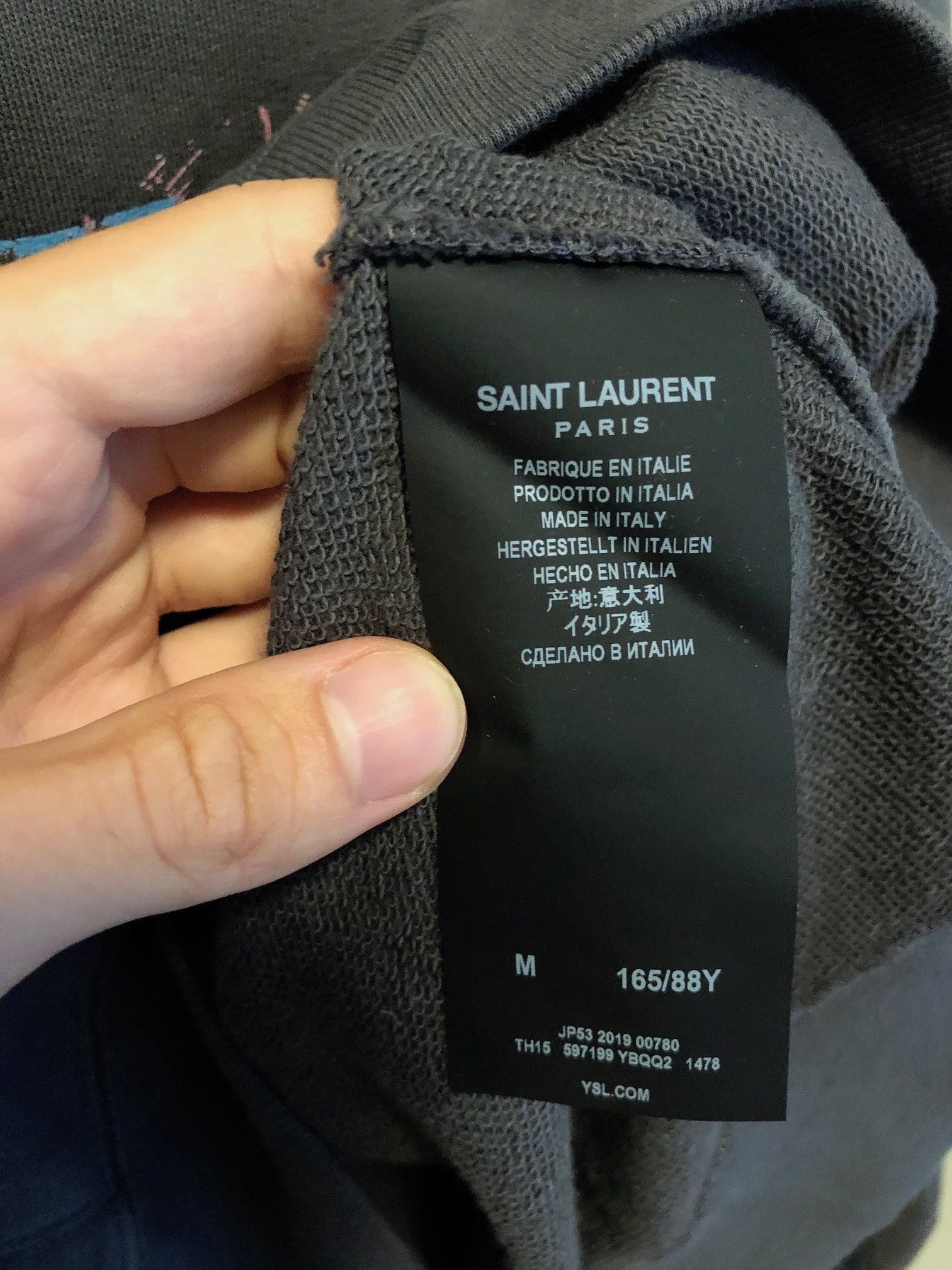 Malibu Saint Laurent Palm Print Hoodie