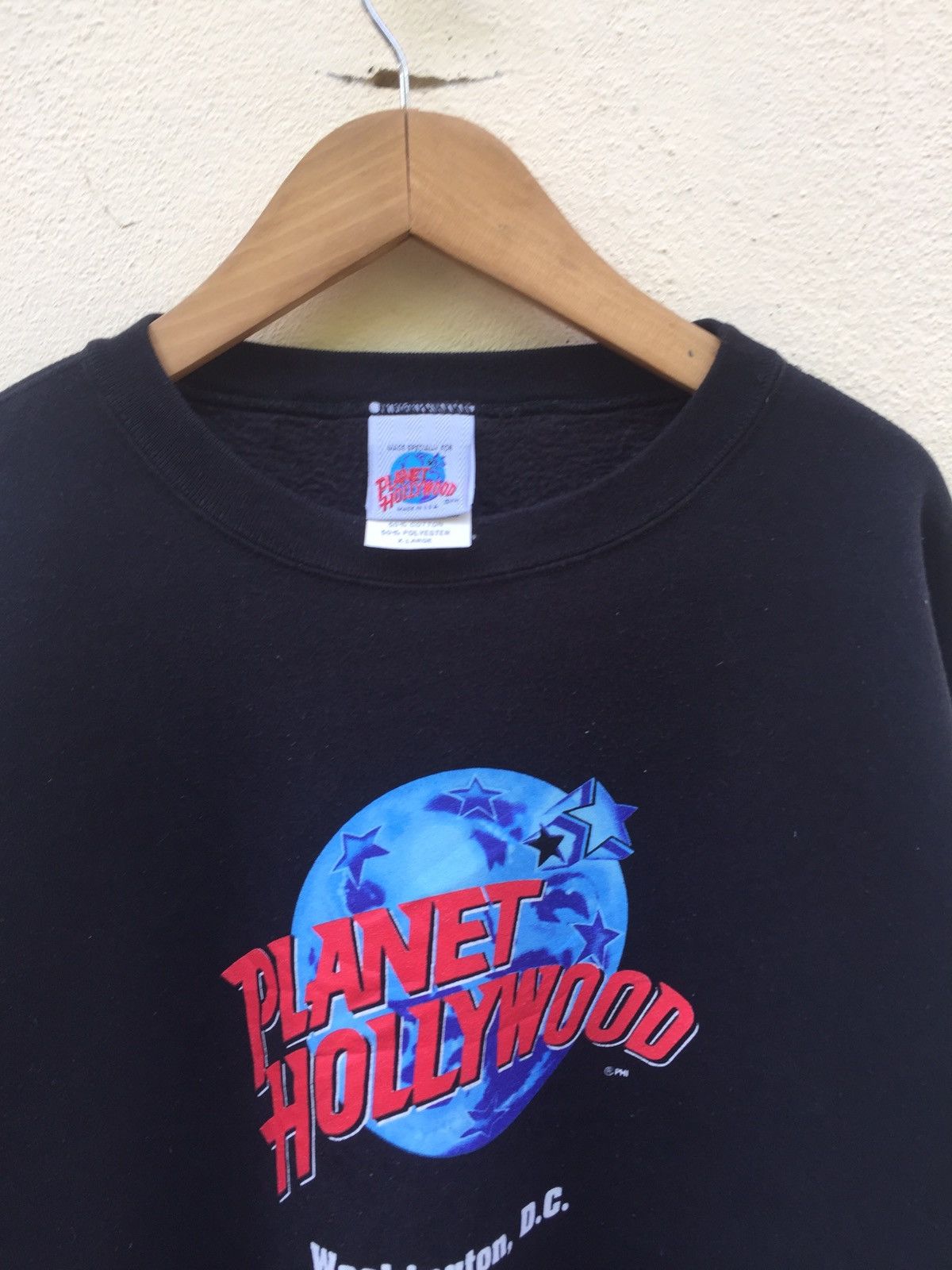 Planet Hollywood Planet Holywood Washington D.C Crewneck sweatshirt/pullover Size US XL / EU 56 / 4 - 2 Thumbnail