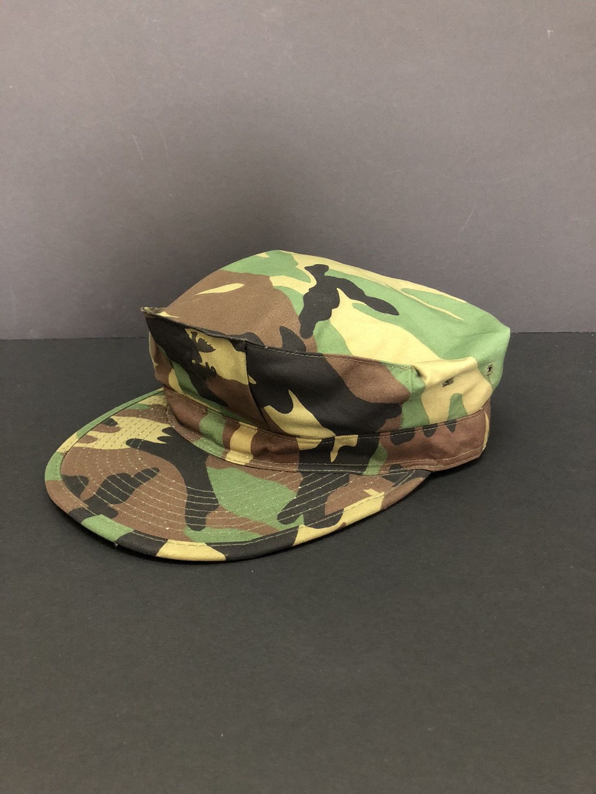 Vintage Vintage Usa Army Camouflage Cap Camo Size ONE SIZE - 2 Thumbnail