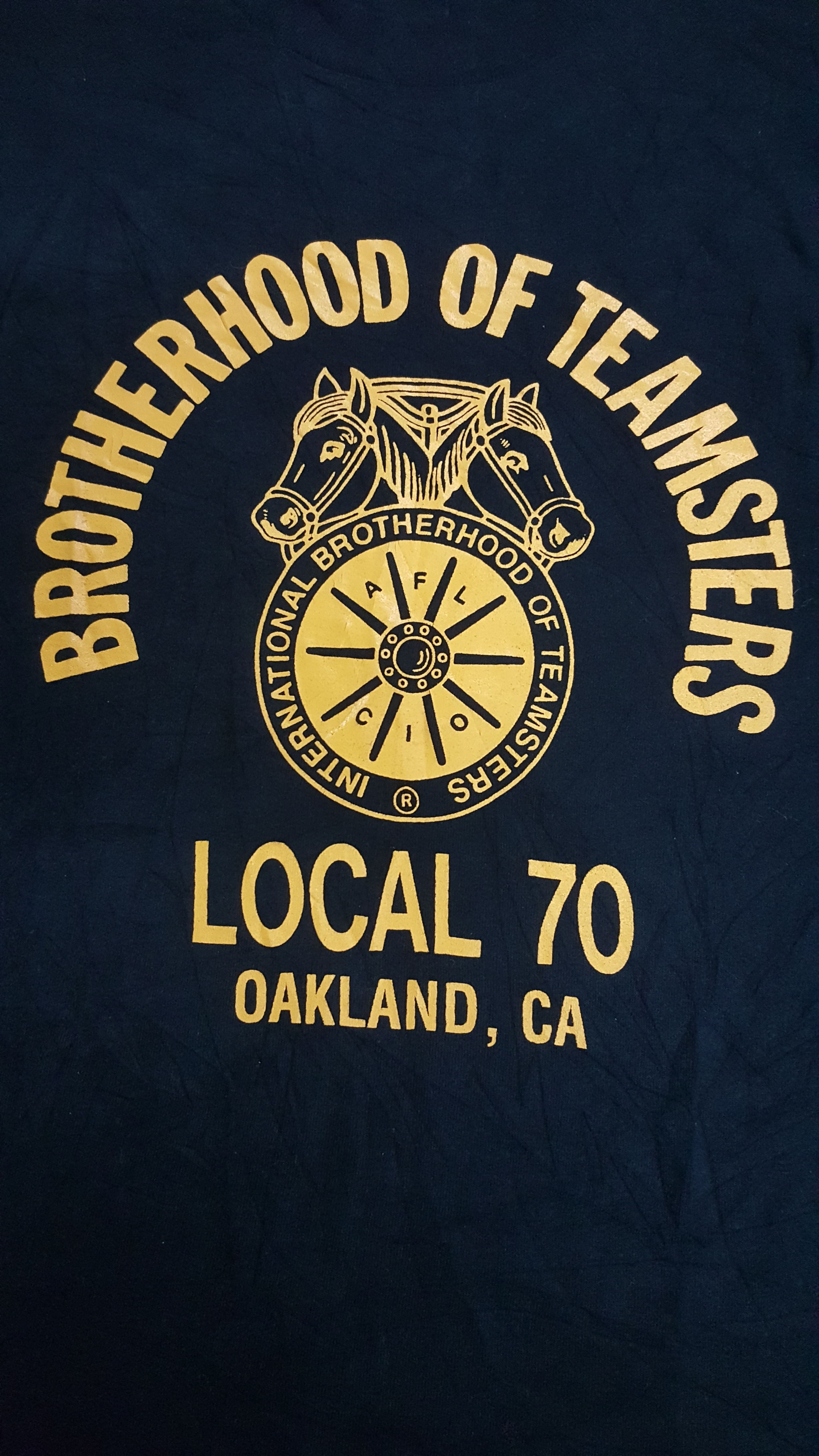 Vintage 📍LastDrop📍VintageBrotherhood Of Teamsters Local70 T-Shirt Size US M / EU 48-50 / 2 - 3 Thumbnail