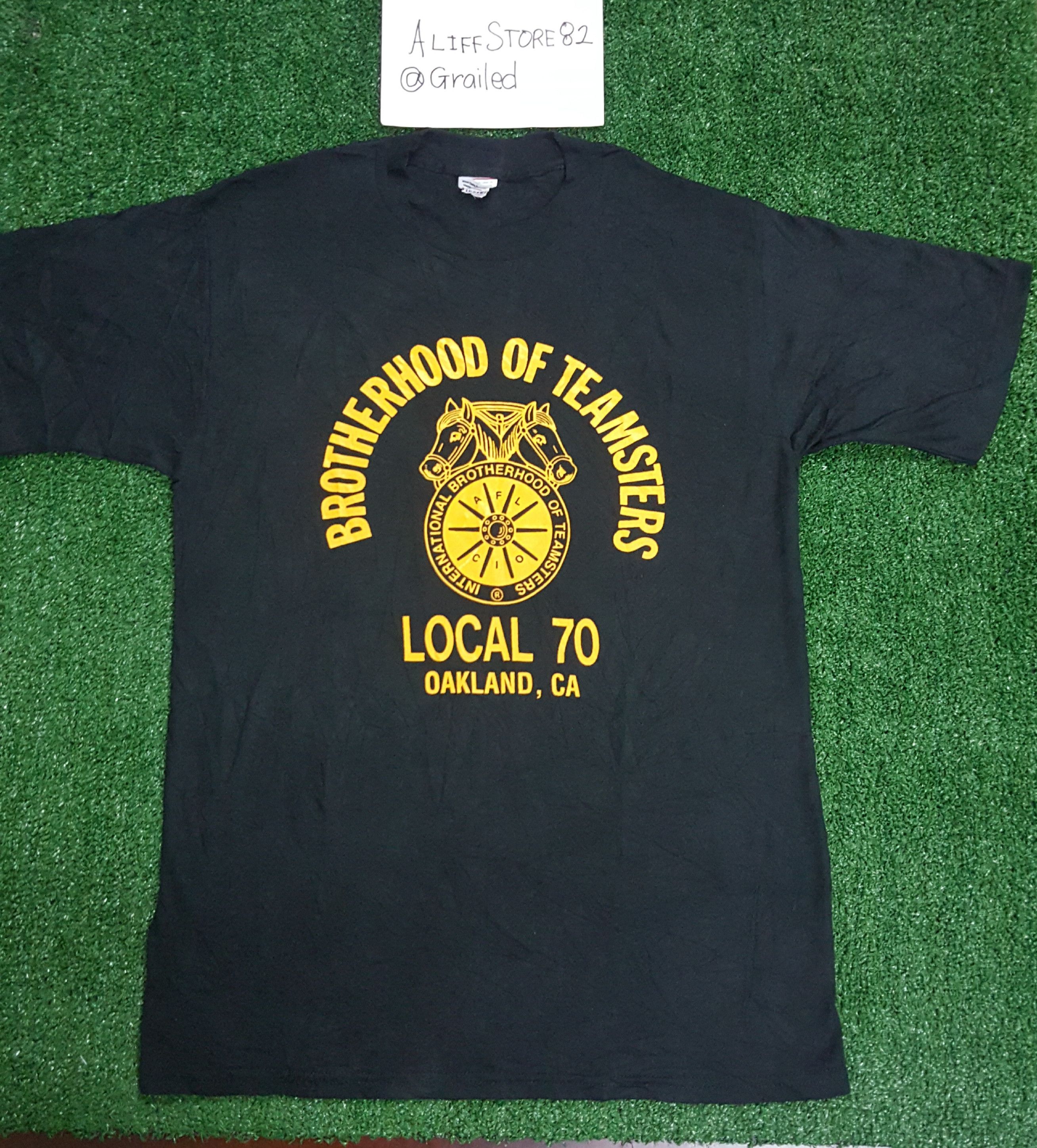 Vintage 📍LastDrop📍VintageBrotherhood Of Teamsters Local70 T-Shirt Size US M / EU 48-50 / 2 - 1 Thumbnail