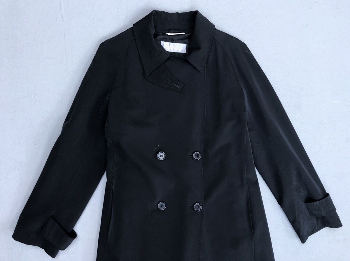 Designer Black Max Mara Long Coat Made In Italy Size US M / EU 48-50 / 2 - 2 Thumbnail