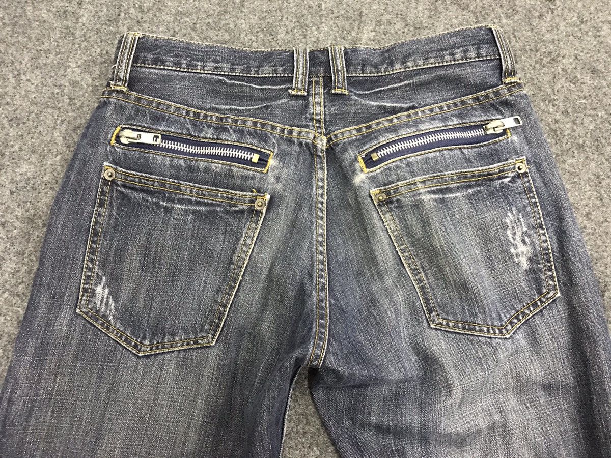 Designer Japanese Brand Blue Denim Jeans Punk Style Nice Design Size US 30 / EU 46 - 5 Thumbnail