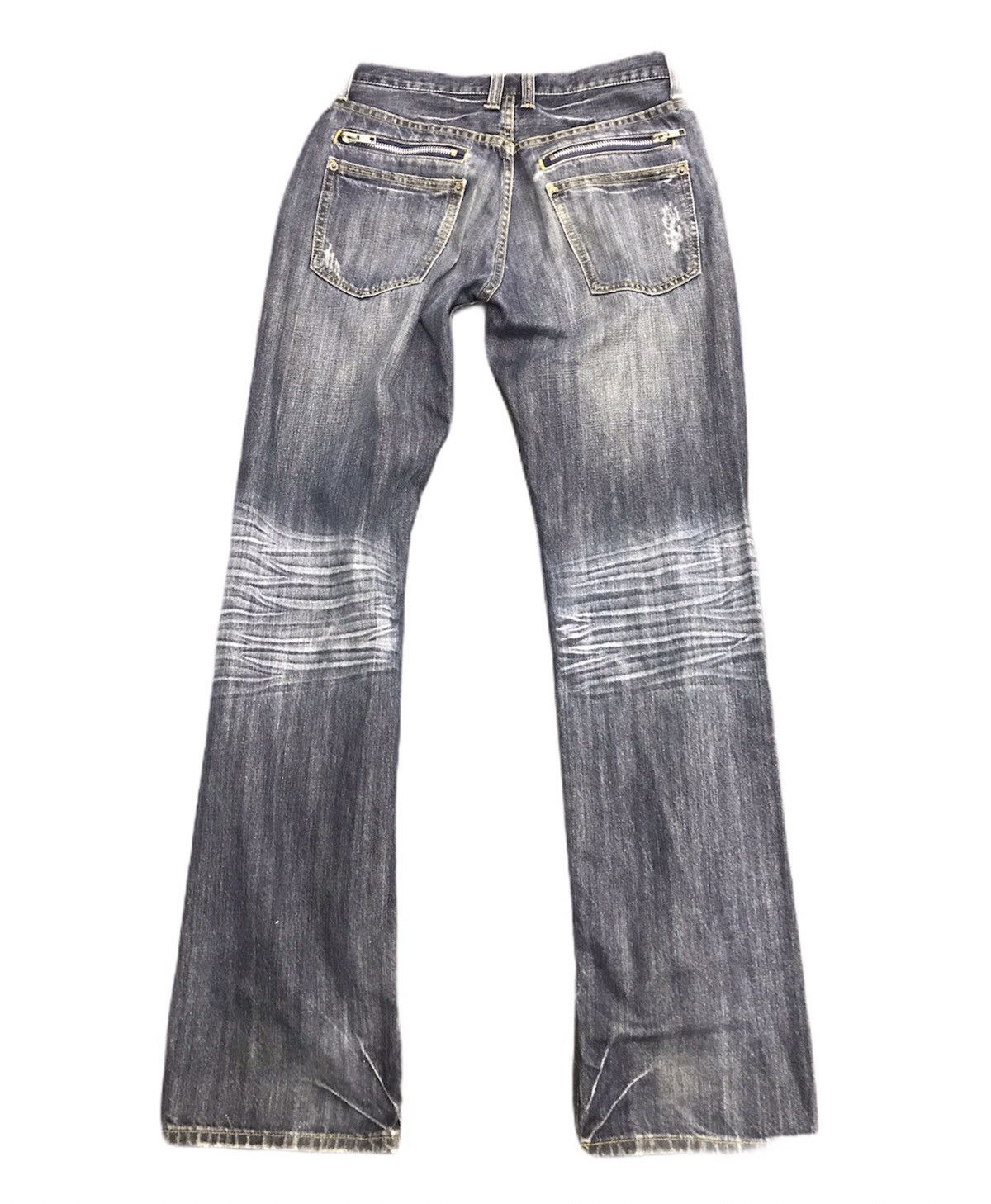 Designer Japanese Brand Blue Denim Jeans Punk Style Nice Design Size US 30 / EU 46 - 2 Thumbnail