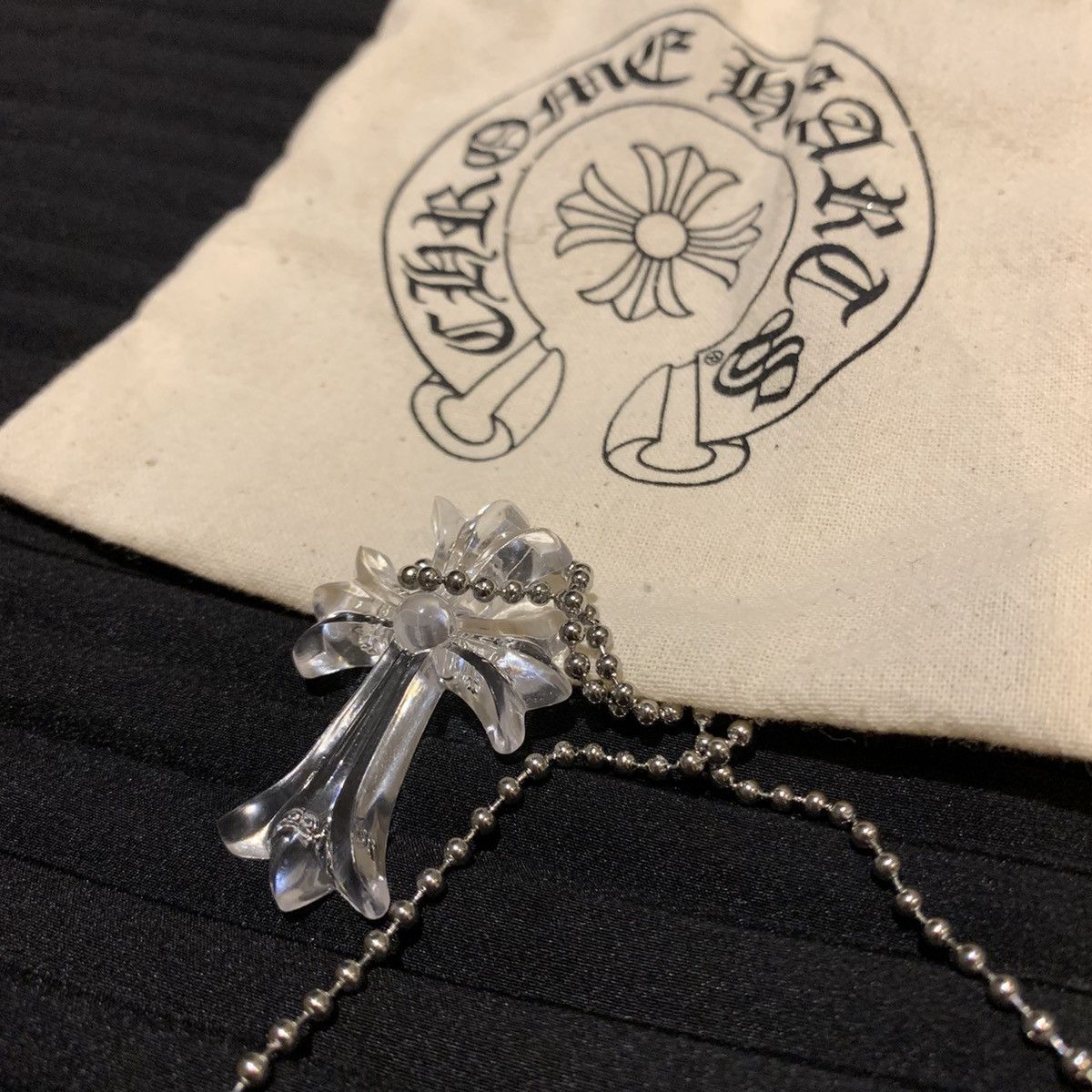 Chrome Hearts Chrome Hearts 20th Anniversary Silicone Cross