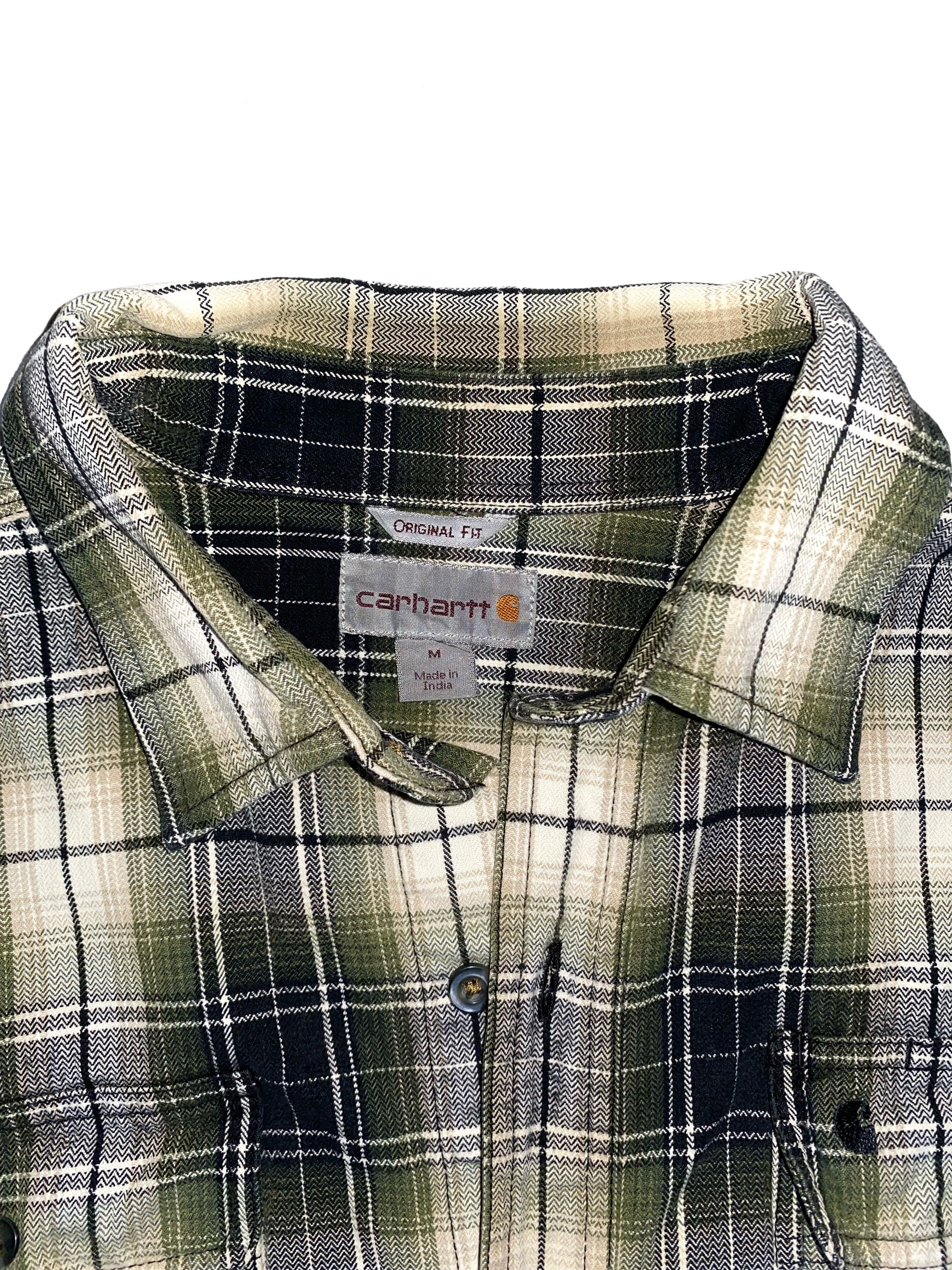 Carhartt Carhartt Plaid Button Up Flannel Workwear Shirt Size US M / EU 48-50 / 2 - 2 Thumbnail