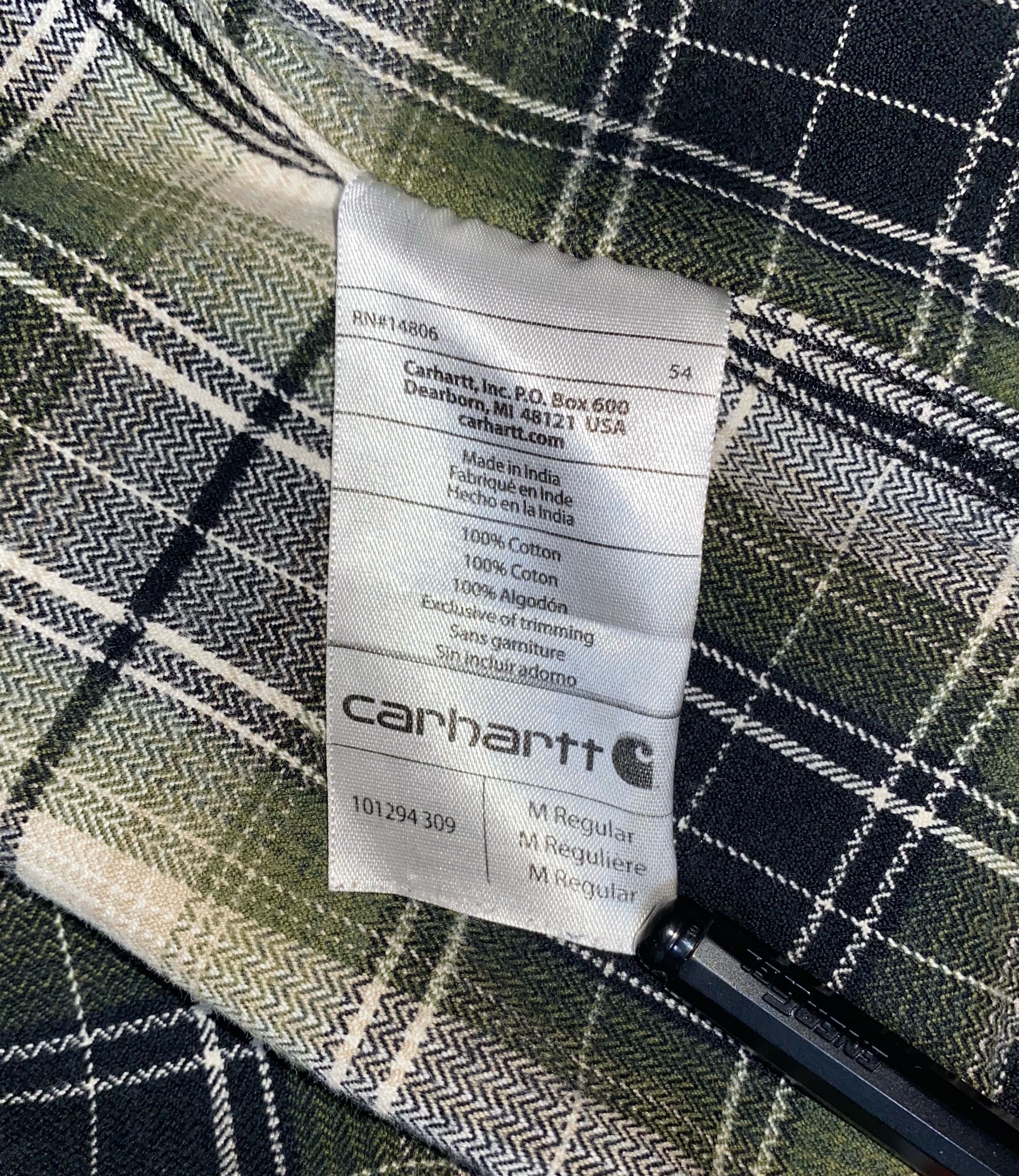 Carhartt Carhartt Plaid Button Up Flannel Workwear Shirt Size US M / EU 48-50 / 2 - 5 Thumbnail
