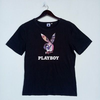 Playboy PLAYBOY Big logo multicolor streetwear rabbit design shirt | Grailed