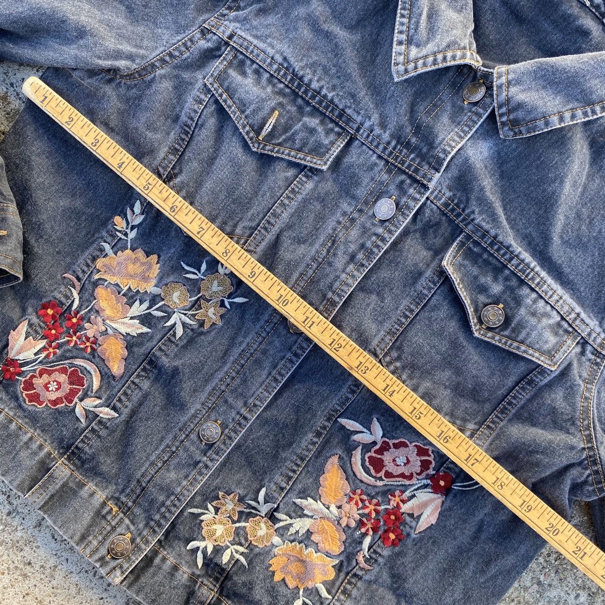 Japanese Brand VINTAGE 90s FLORAL EMBROIDERED JACKET USA TYLER GOLF DUNK Size US XS / EU 42 / 0 - 3 Thumbnail