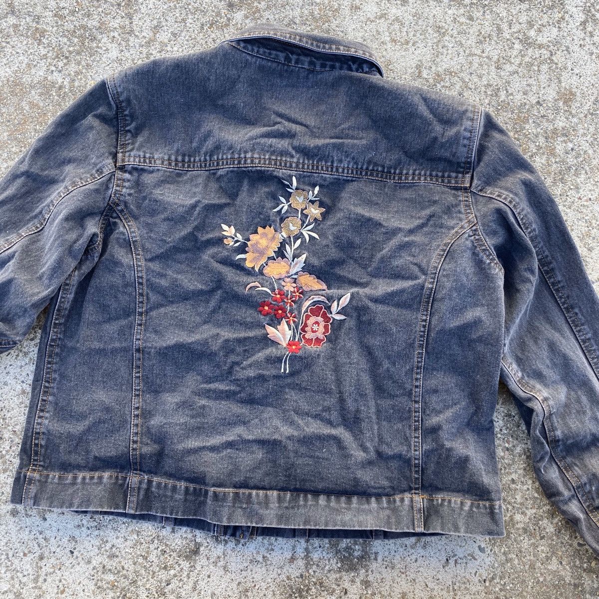 Japanese Brand VINTAGE 90s FLORAL EMBROIDERED JACKET USA TYLER GOLF DUNK Size US XS / EU 42 / 0 - 4 Thumbnail