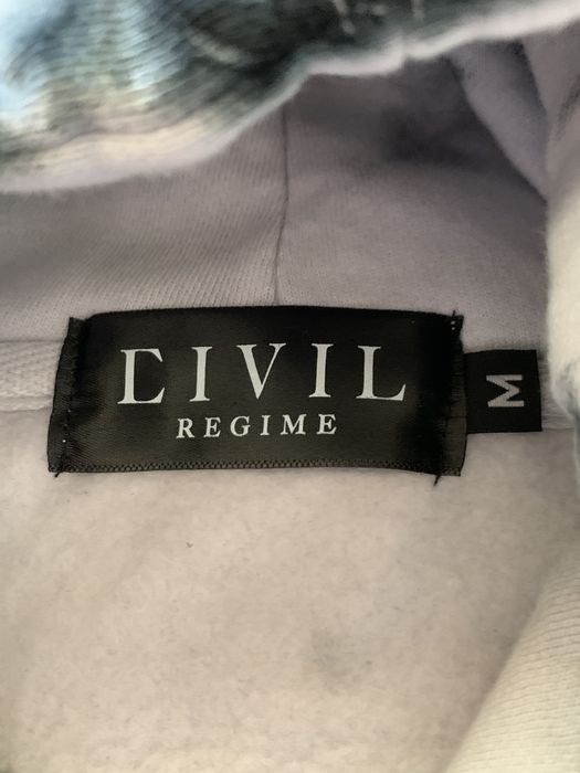 Civil Regime Civil Regime Red Roses Hoodie Marble Grailed