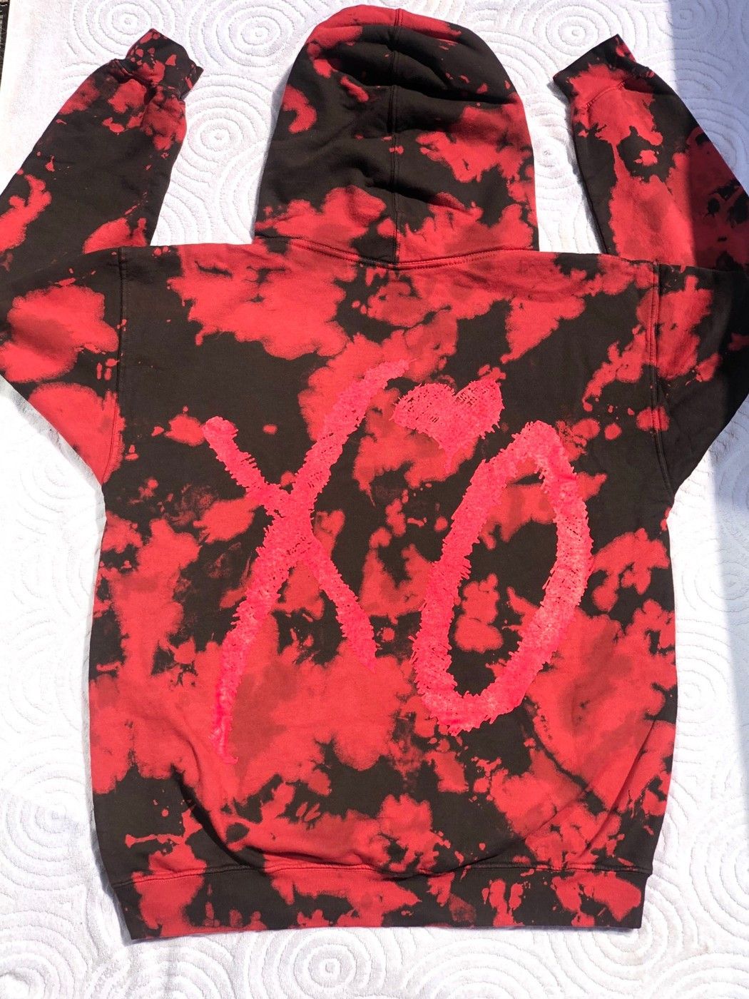 The Weeknd Sold Out The Weeknd Xo After Hours Bleed Dye Hoodie🩸 ⭕️ 