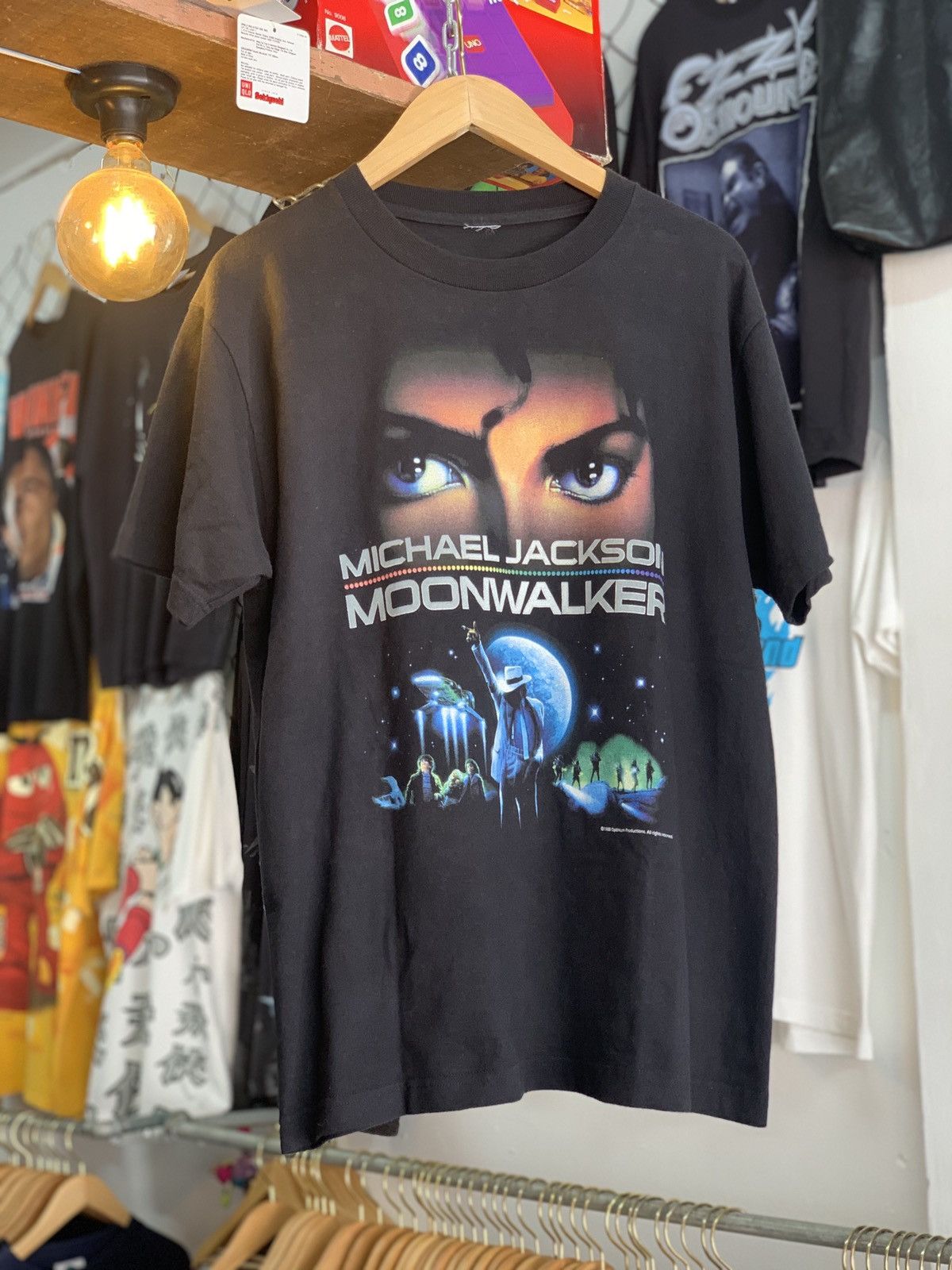 Michael Jackson × Vintage Michael Jackson Moonwalker Movie Tshirt