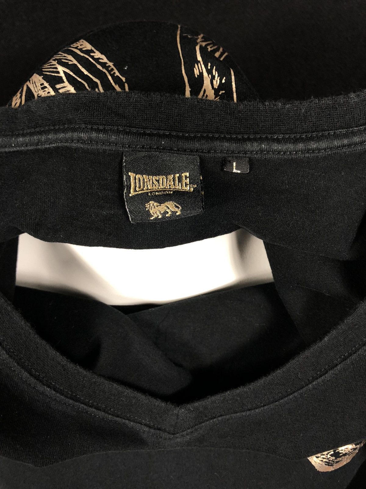 Alexander McQueen × Lonsdale × Merc Lonsdale Gold Boxing Glove Hang Shirt Size US L / EU 52-54 / 3 - 8 Thumbnail