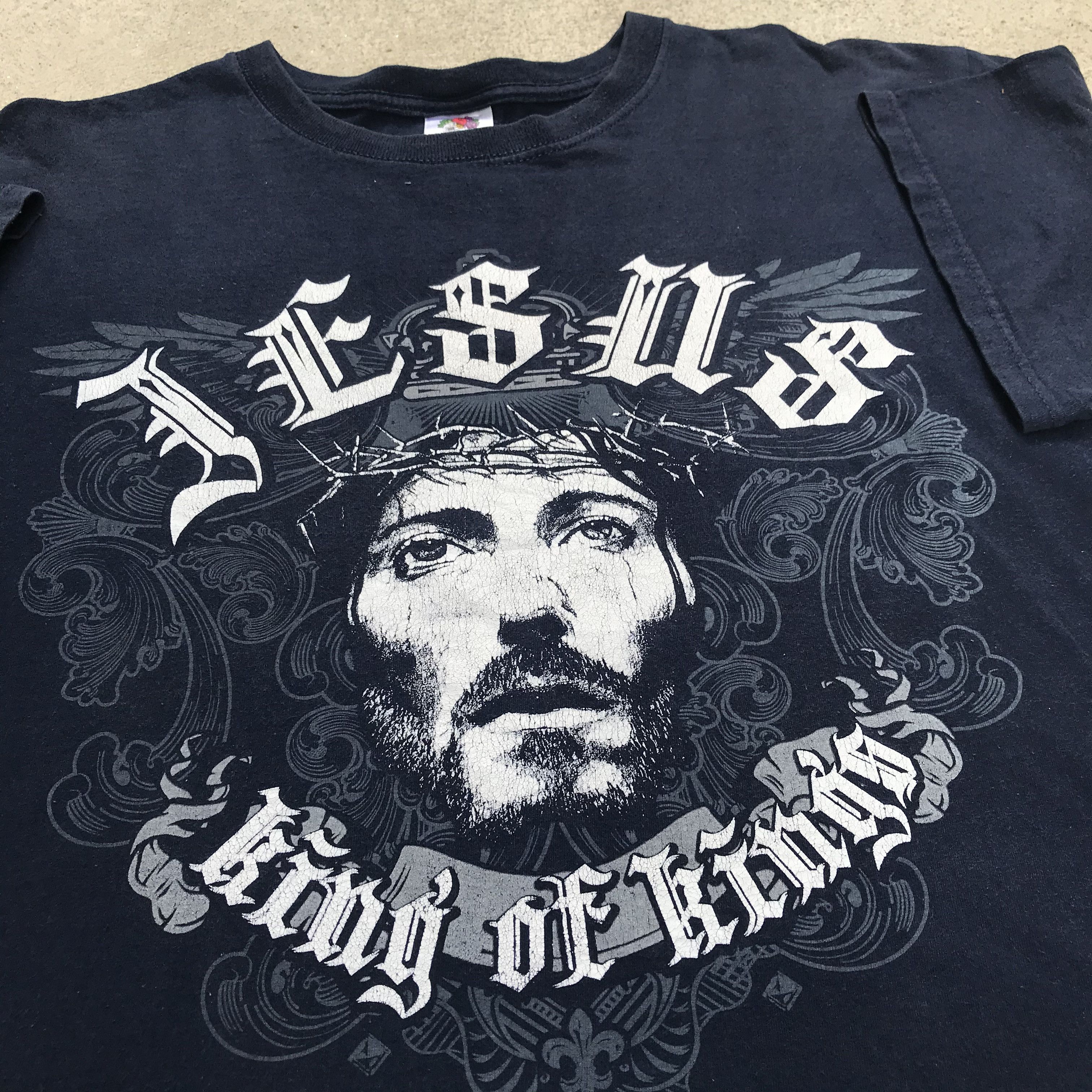 Vintage Vintage Y2K Jesus King Of King Tee GOD Holy Bible Size US L / EU 52-54 / 3 - 2 Thumbnail