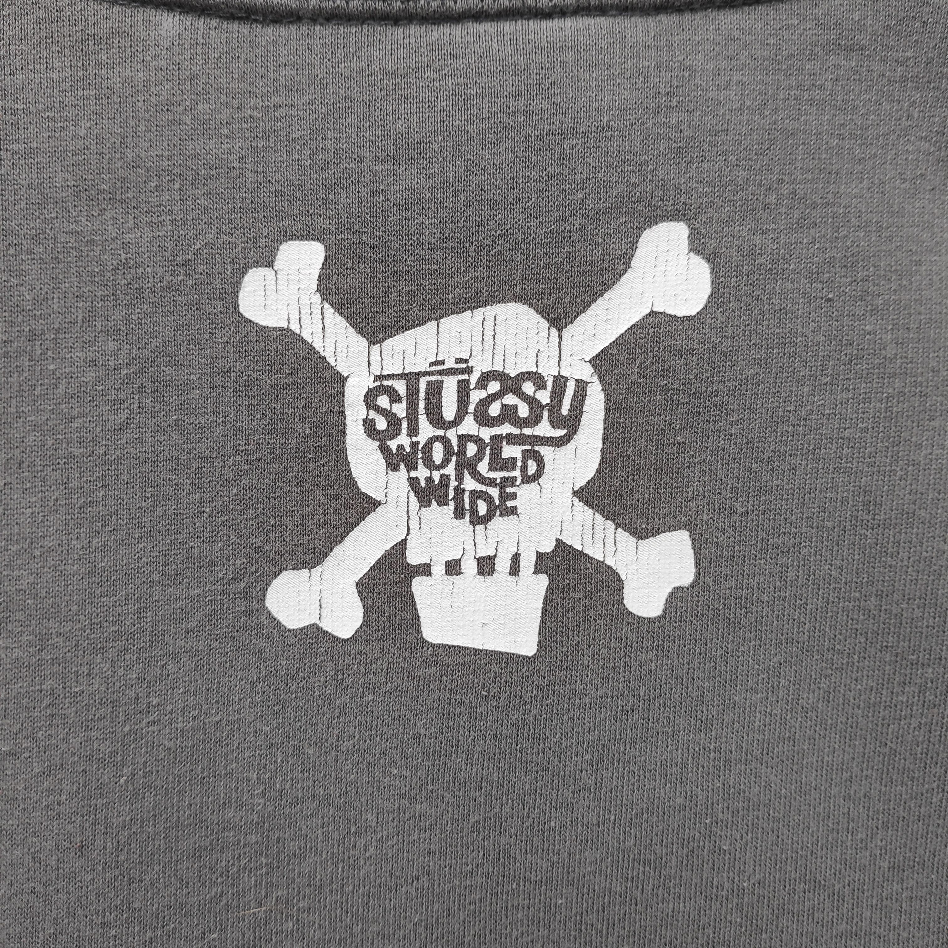 Stussy × Vintage Vintage STUSSY Sweatshirt Extra Large Gray Dope Streetwear Size US XL / EU 56 / 4 - 5 Thumbnail