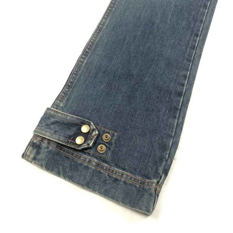 Japanese Brand 1990s Edge On All 🇯🇵 Multipockets Flare Denim Size US 29 - 6 Thumbnail