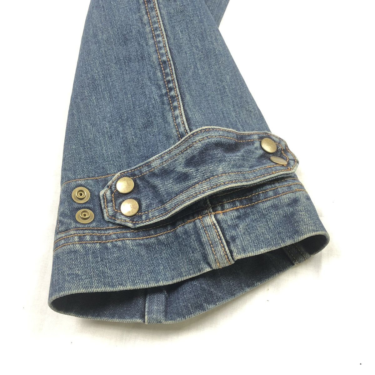 Japanese Brand 1990s Edge On All 🇯🇵 Multipockets Flare Denim Size US 29 - 13 Thumbnail