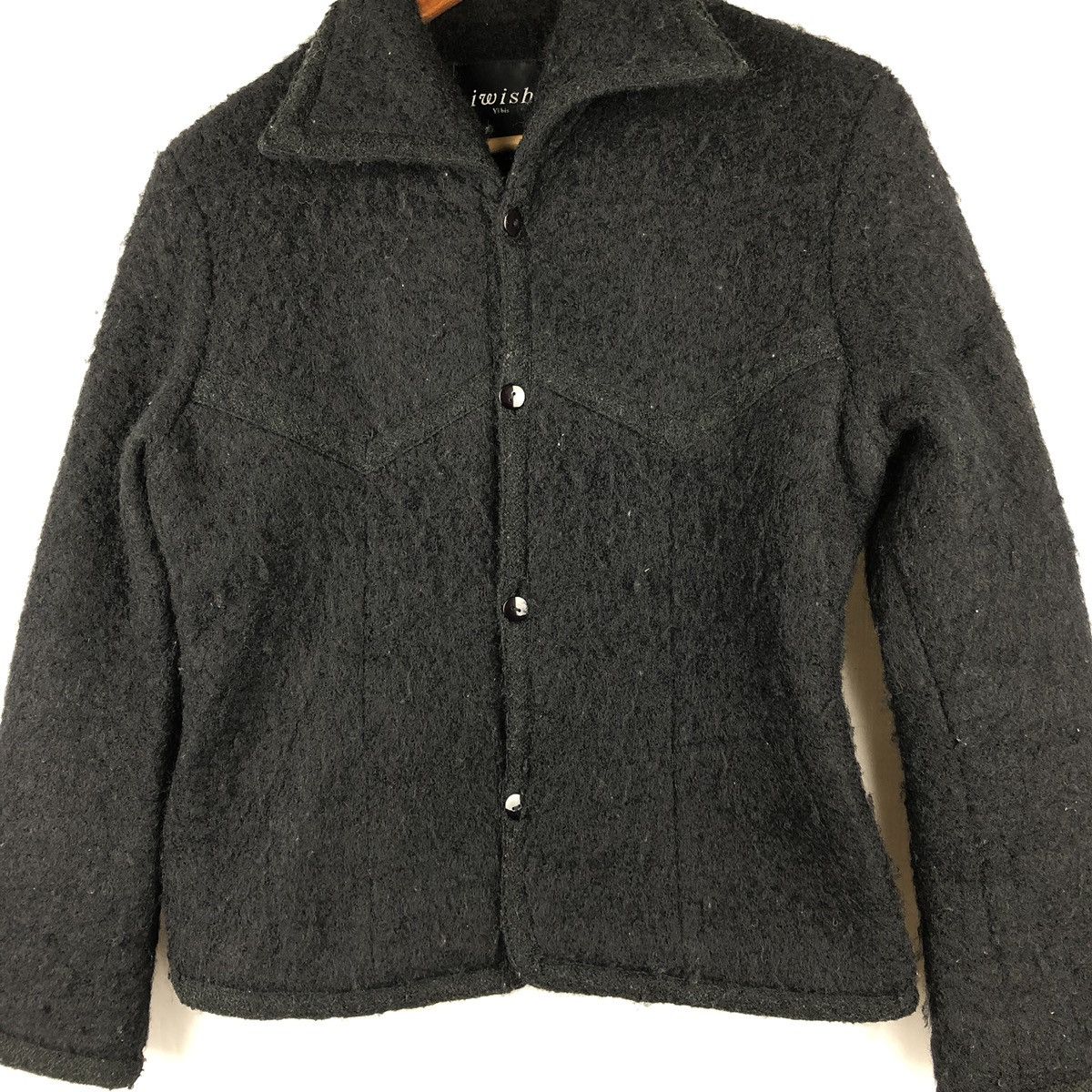 Y's × Yohji Yamamoto 1990 Yohji Yamamoto Y’s Bis Mohair Jacket Size S / US 4 / IT 40 - 3 Thumbnail