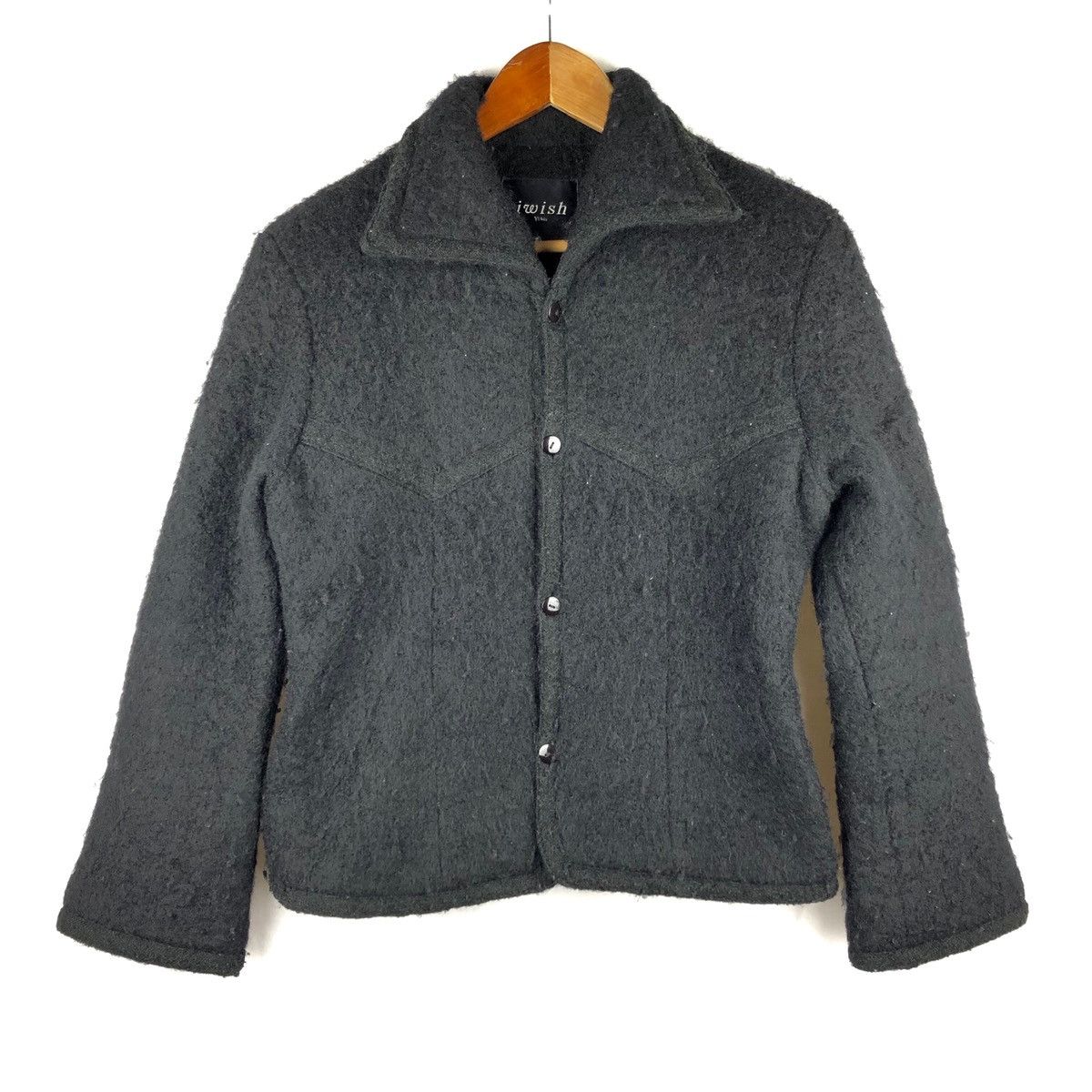 Y's × Yohji Yamamoto 1990 Yohji Yamamoto Y’s Bis Mohair Jacket Size S / US 4 / IT 40 - 1 Thumbnail