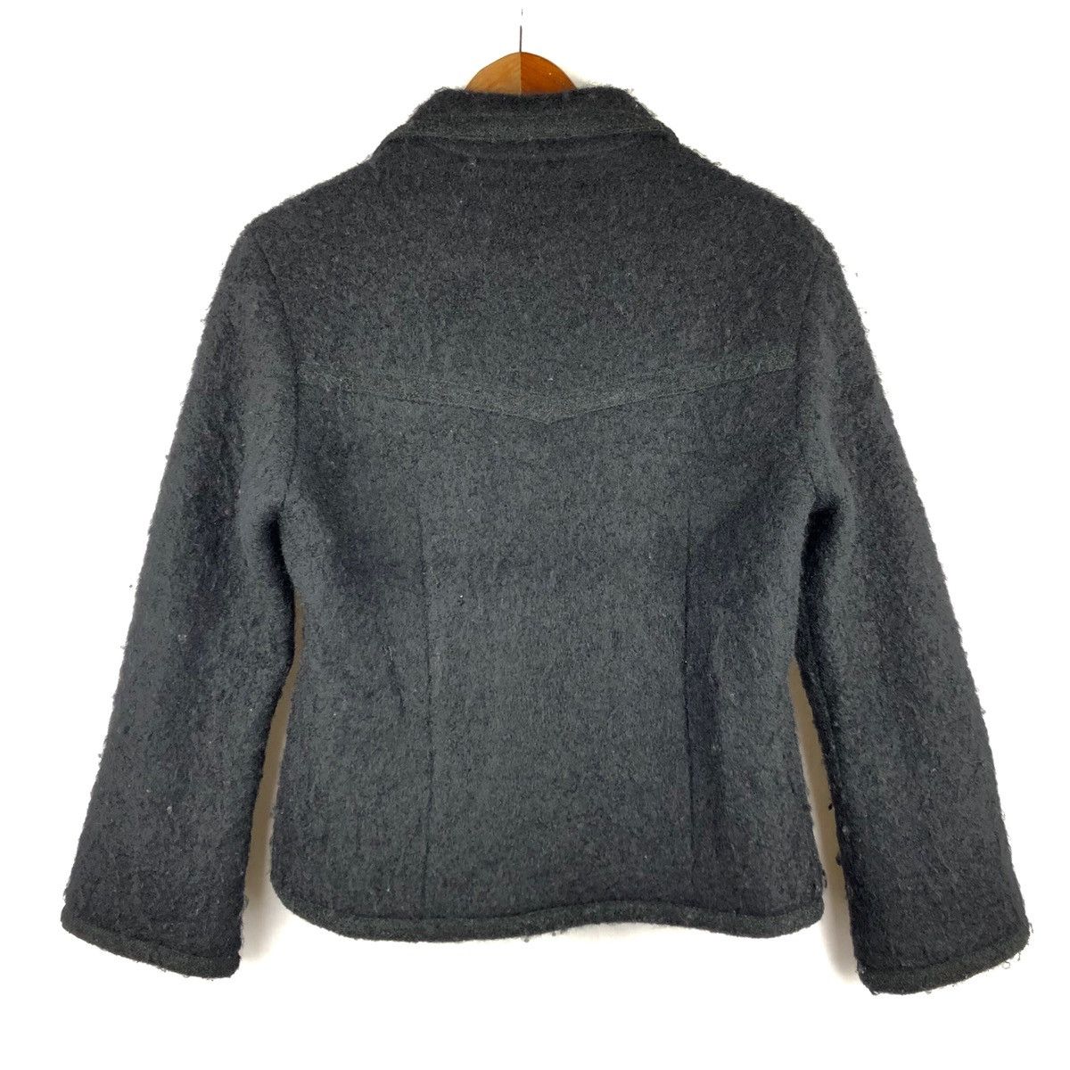 Y's × Yohji Yamamoto 1990 Yohji Yamamoto Y’s Bis Mohair Jacket Size S / US 4 / IT 40 - 2 Thumbnail