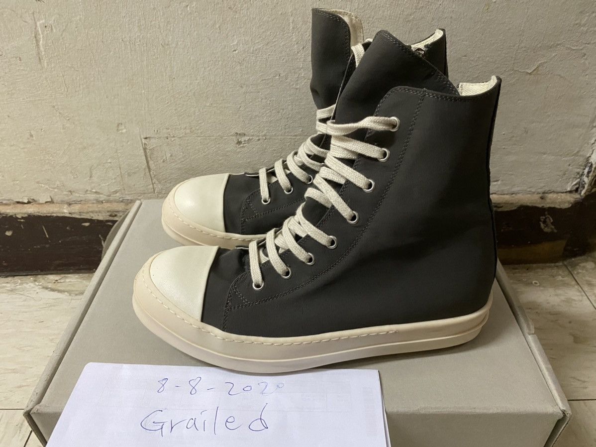 Rick Owens Drkshdw Rick Owens drkshdw ramones gray sneakers Size US 7 / EU 40 - 2 Thumbnail