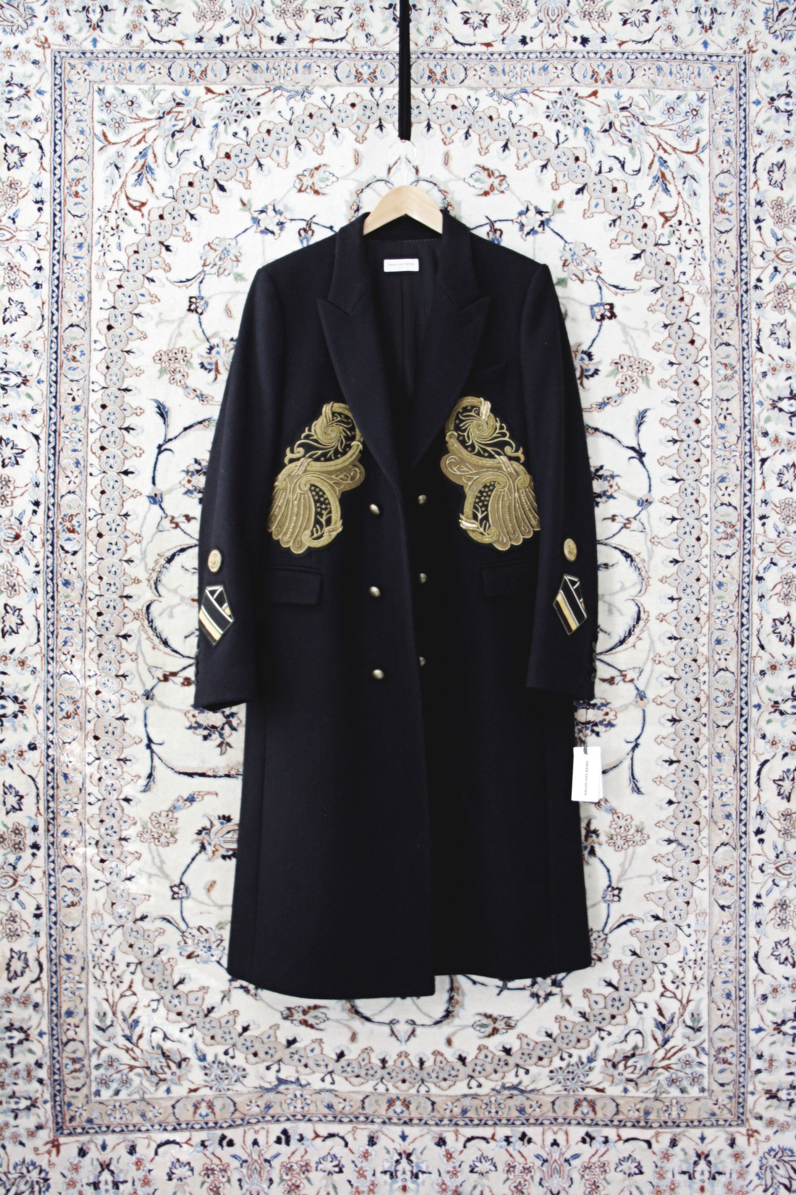 Dries Van Noten Embroidered Coat | Grailed