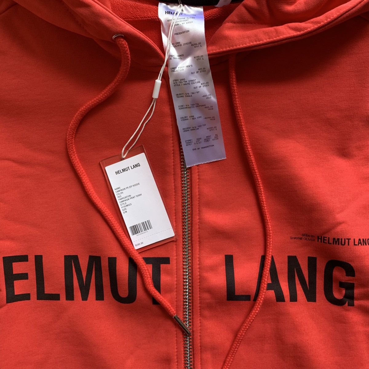 Helmut Lang Helmut Lang Campaign PR Zip Hoodie Size US M / EU 48-50 / 2 - 2 Thumbnail