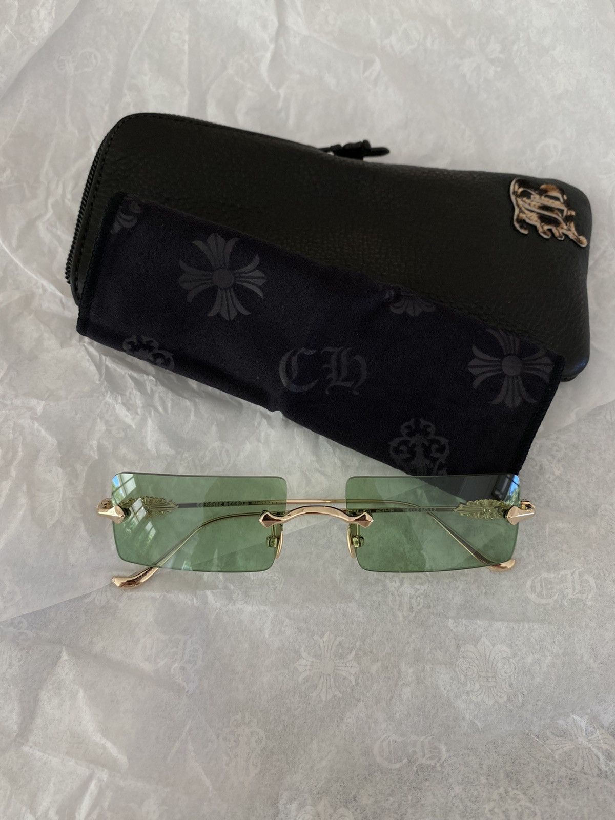 CHROME HEARTS X BELLA HADID HELLZ BELLZ SUNGLASSES