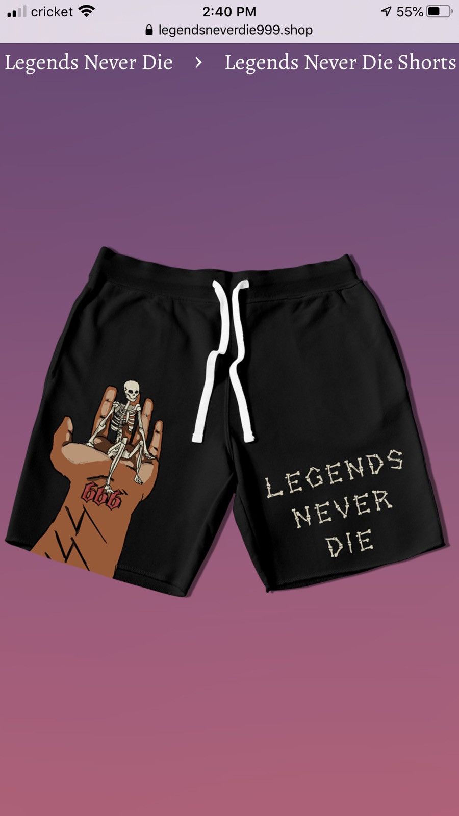 Champion Juice Wrld Legends Never Die Shorts | Grailed