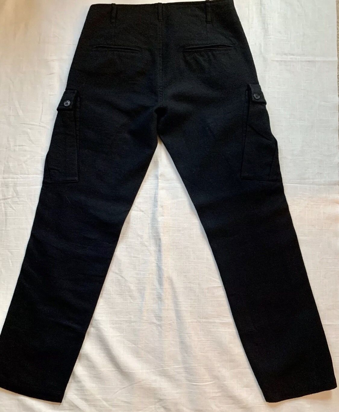 Ann Demeulemeester Ann Demeulemeester FW2010 Cargo Black Pants Wool Size US 30 / EU 46 - 2 Thumbnail