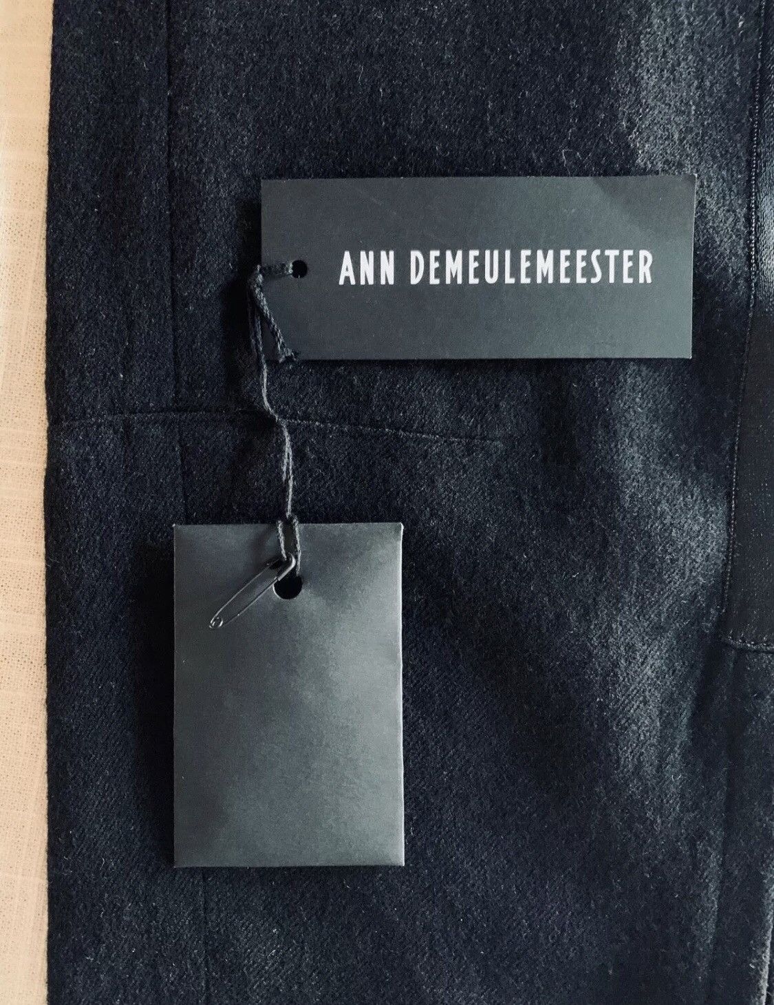 Ann Demeulemeester Ann Demeulemeester FW2010 Cargo Black Pants Wool Size US 30 / EU 46 - 10 Thumbnail