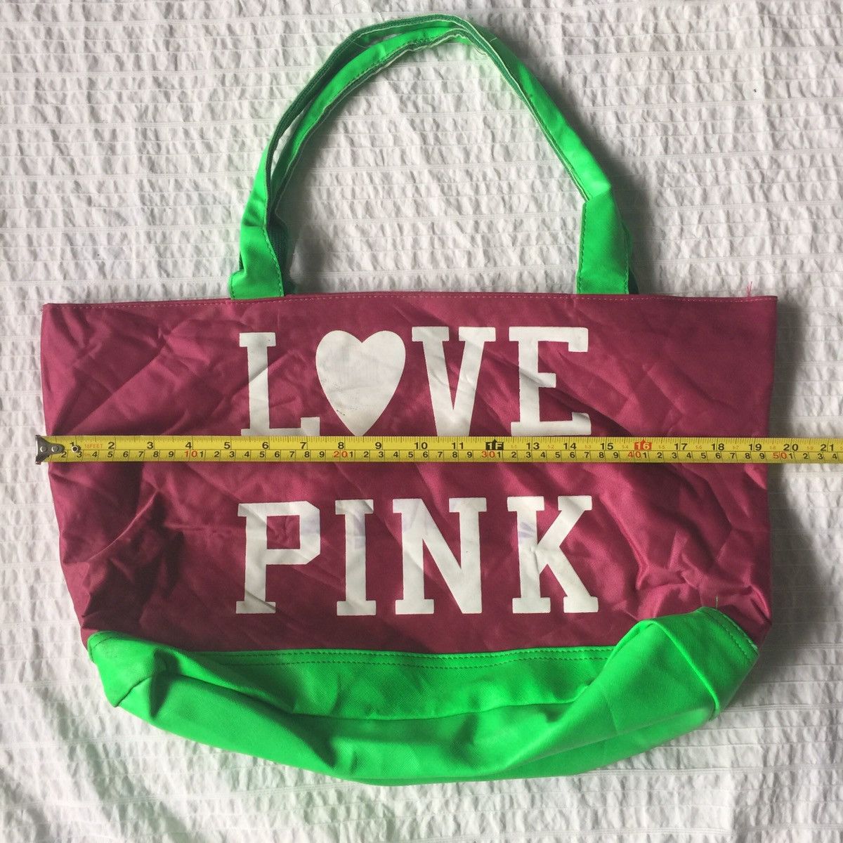 Pink Love pink tote bag Size ONE SIZE - 4 Thumbnail