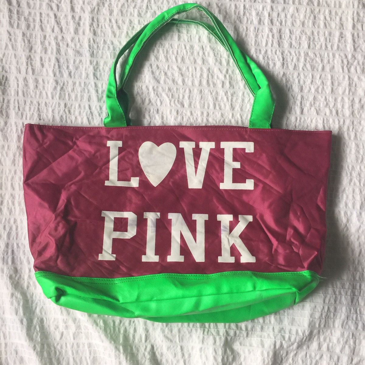 Pink Love pink tote bag Size ONE SIZE - 1 Thumbnail