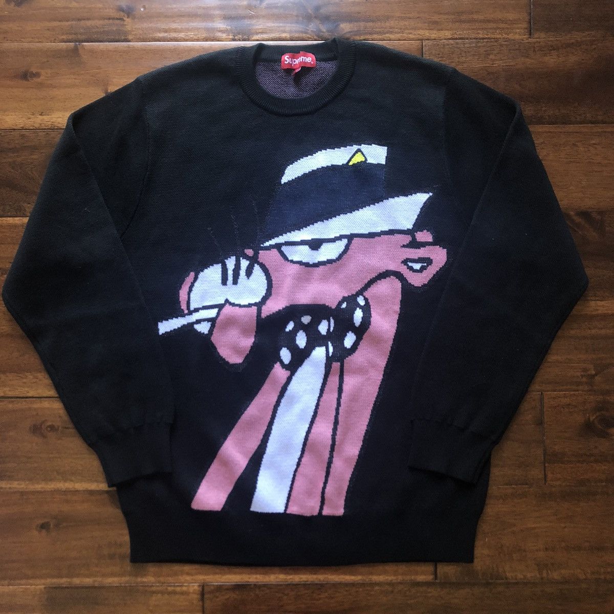 Supreme pink hotsell panther sweater