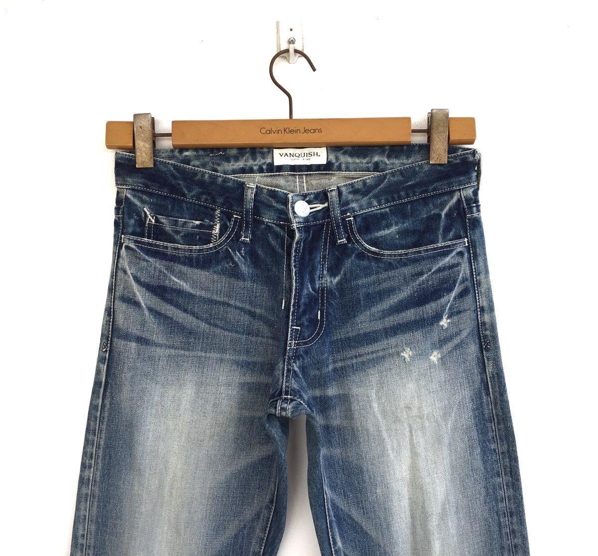 Vanquish Vanquish Tokyo Japan Stone Wash Denim Jeans Size US 31 - 3 Thumbnail