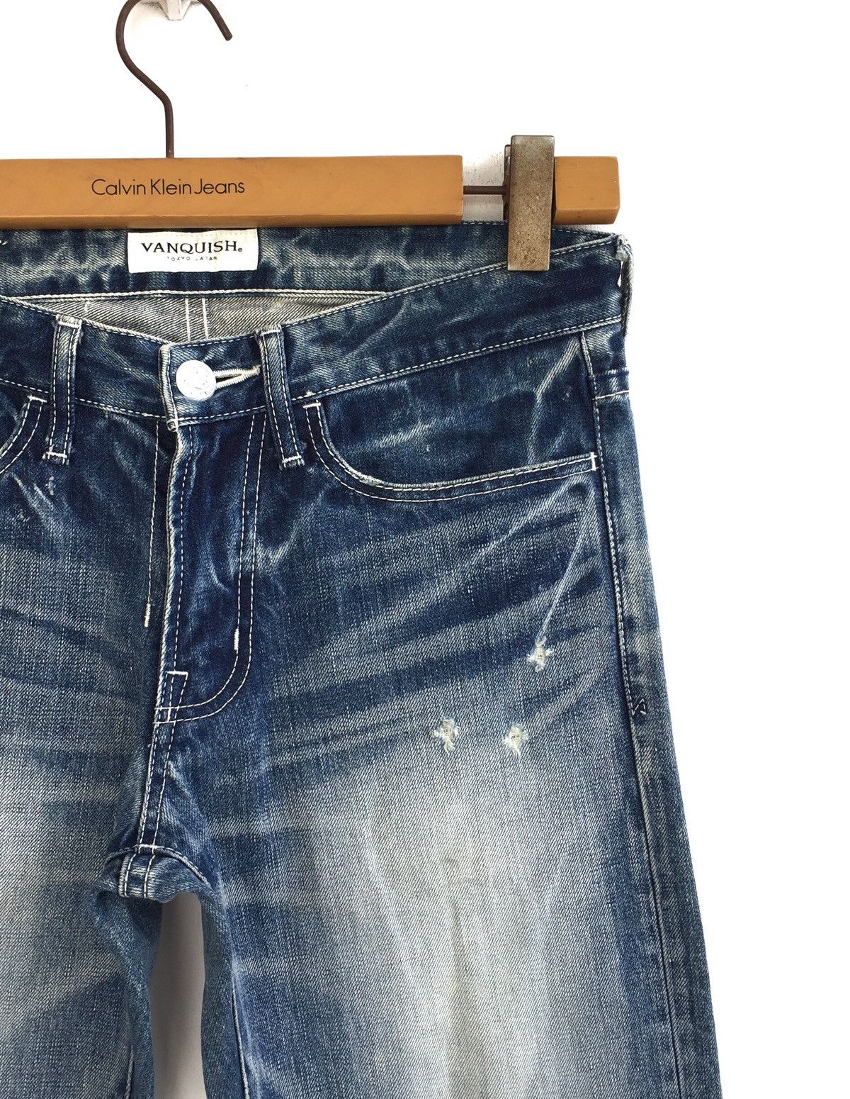 Vanquish Vanquish Tokyo Japan Stone Wash Denim Jeans Size US 31 - 5 Thumbnail