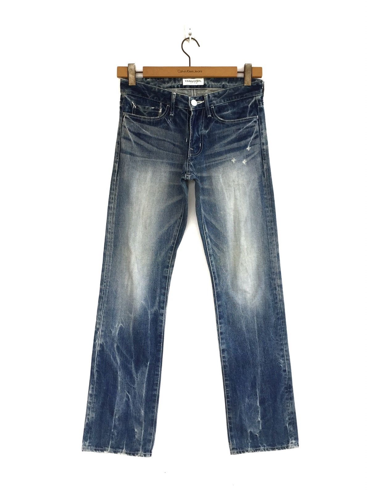 Vanquish Vanquish Tokyo Japan Stone Wash Denim Jeans Size US 31 - 1 Thumbnail
