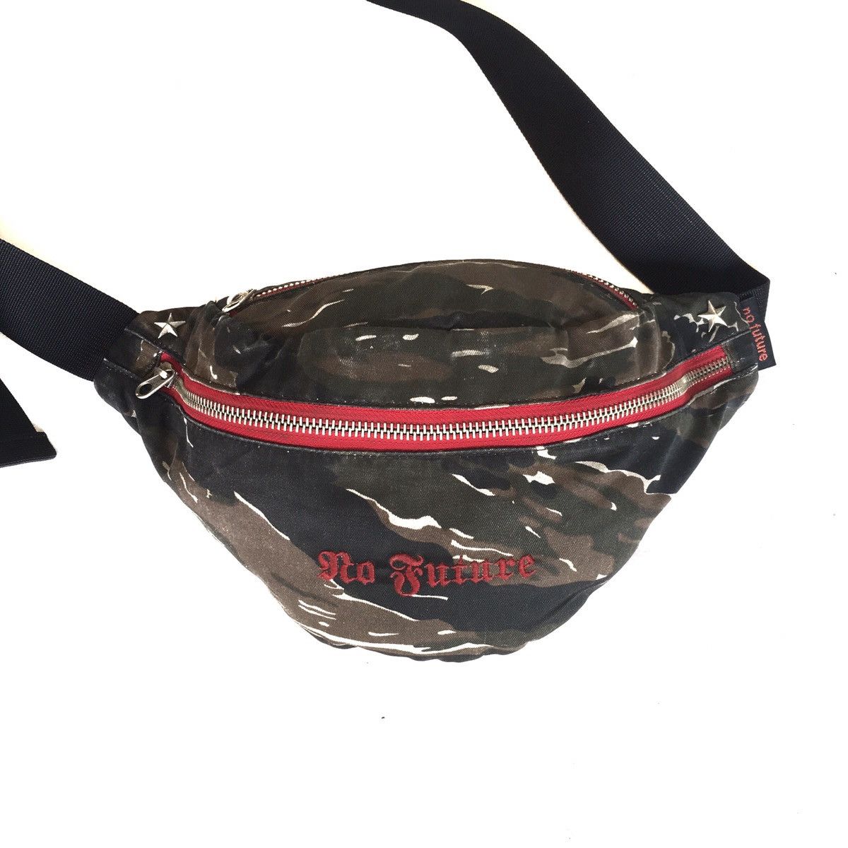 Other tiger stripe no future X custom crossbody bag Size 28 - 2 Thumbnail