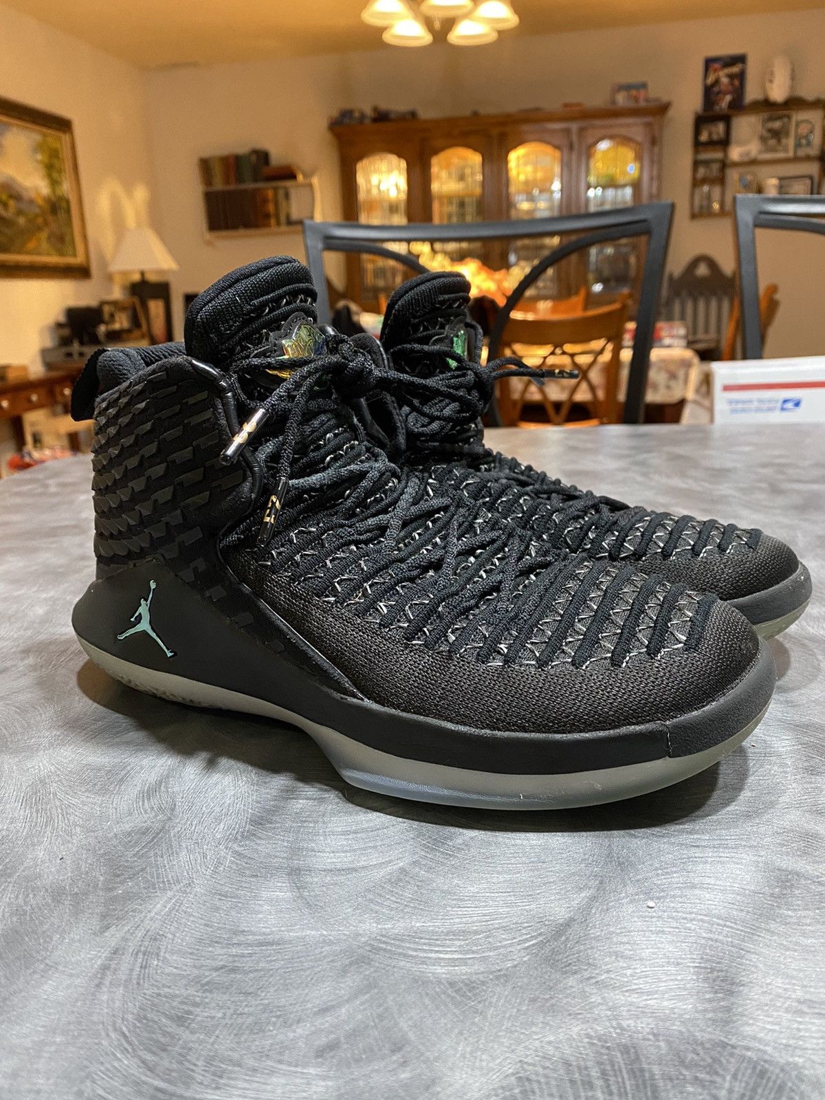 Jordan xxxii best sale black cat