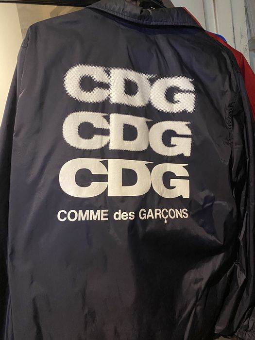 cdg coach jacket sizing