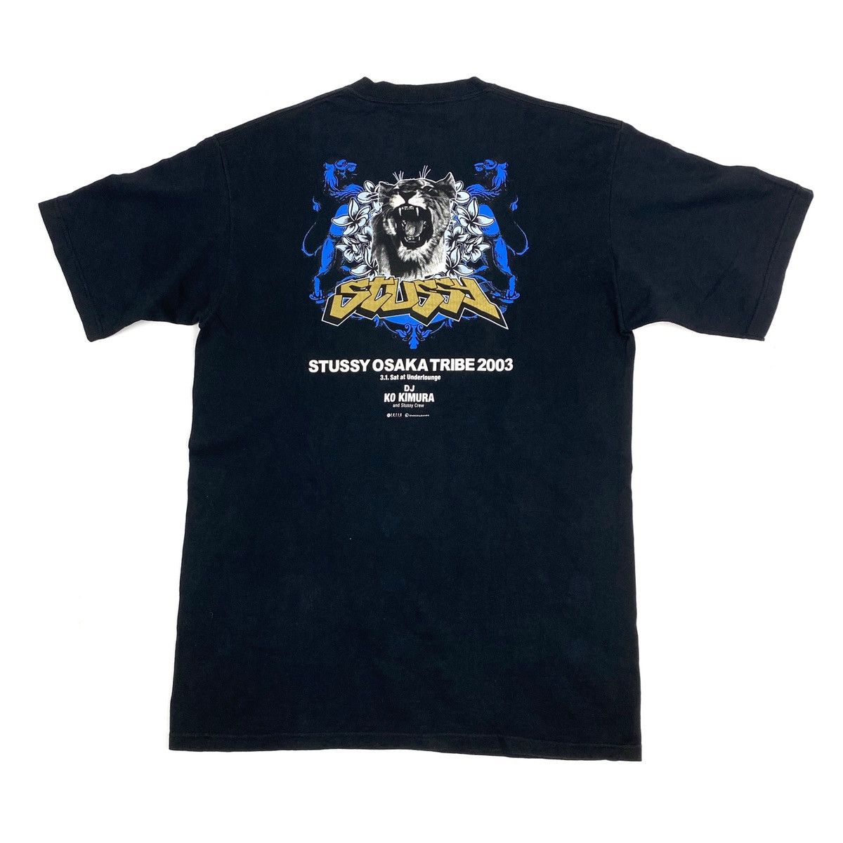Stussy × Vintage Vintage Stussy Osaka Tribe 2003 T-Shirt