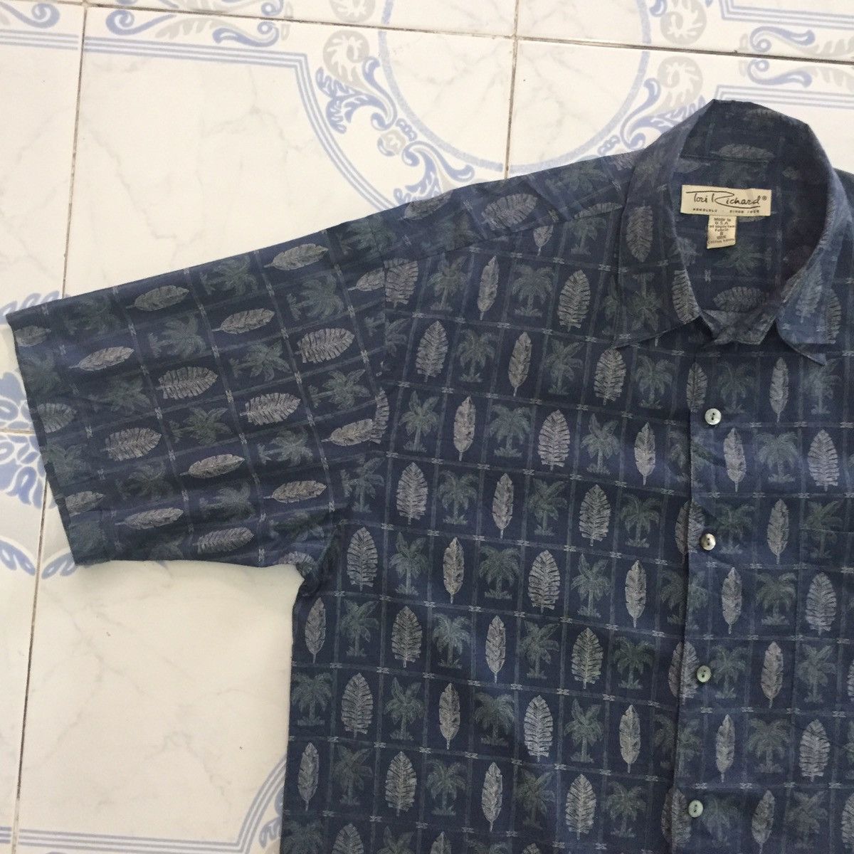 Tori Richard Tori Richard Button Up Short Sleeve Tshirt Size US S / EU 44-46 / 1 - 3 Thumbnail