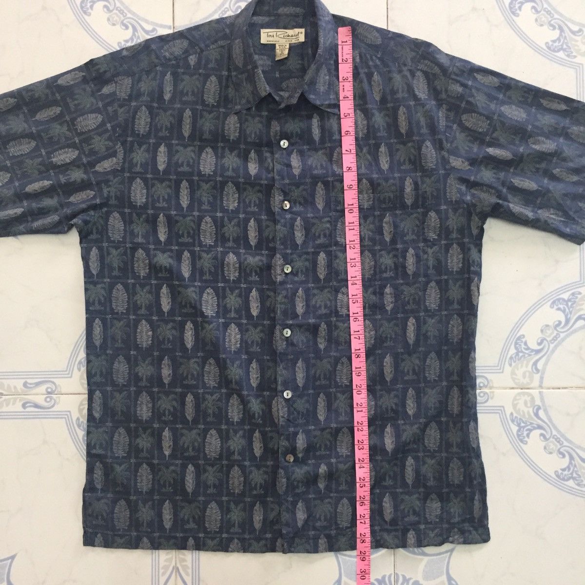 Tori Richard Tori Richard Button Up Short Sleeve Tshirt Size US S / EU 44-46 / 1 - 16 Thumbnail
