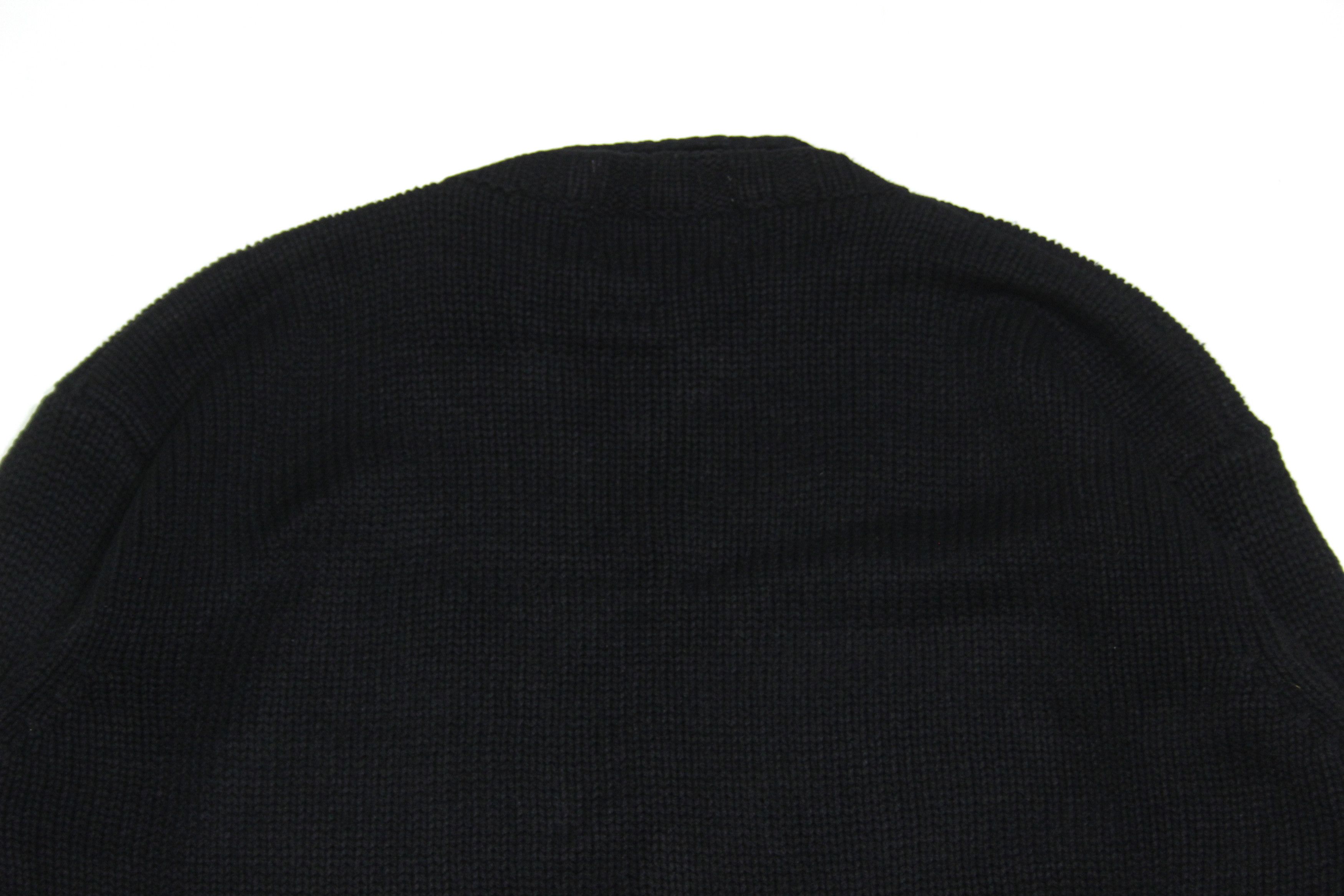 Versace V2 90S Medusa Metal Logo Heavy Knit Vintage Size US L / EU 52-54 / 3 - 6 Thumbnail