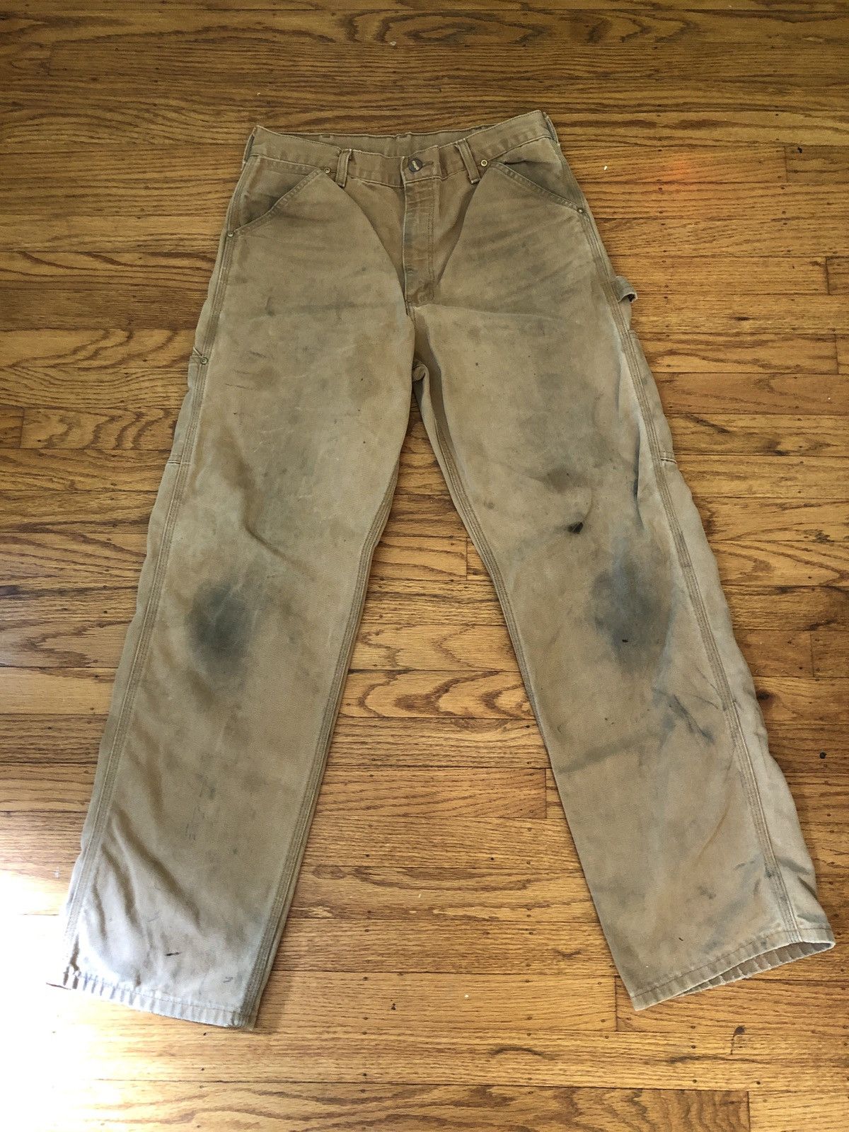 Carhartt vintage distressed carhartt work pants Size US 30 / EU 46 - 1 Thumbnail