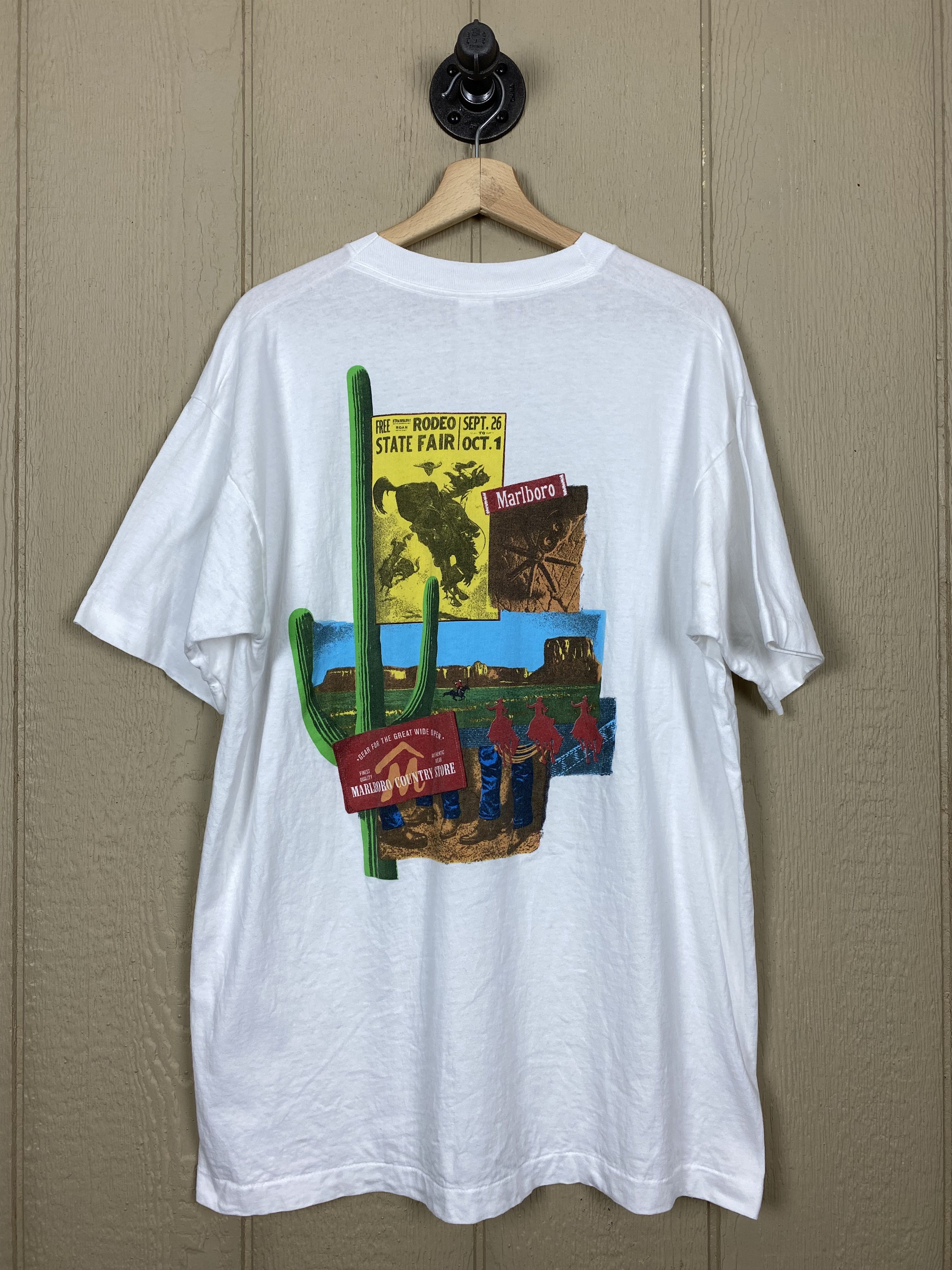 Travis Scott Vintage 90s Marlboro Cactus Trail Pocket Tee | Grailed