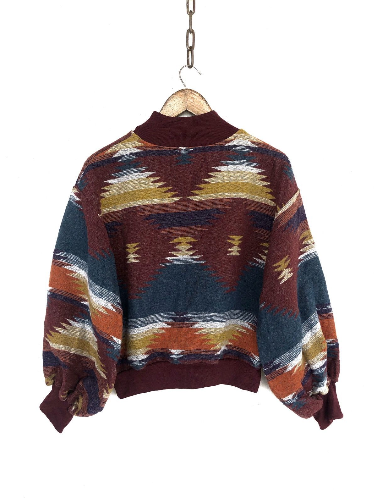 Mexicana Mexican Navajo Native Ballon Sweater Pullover Size US S / EU 44-46 / 1 - 4 Thumbnail