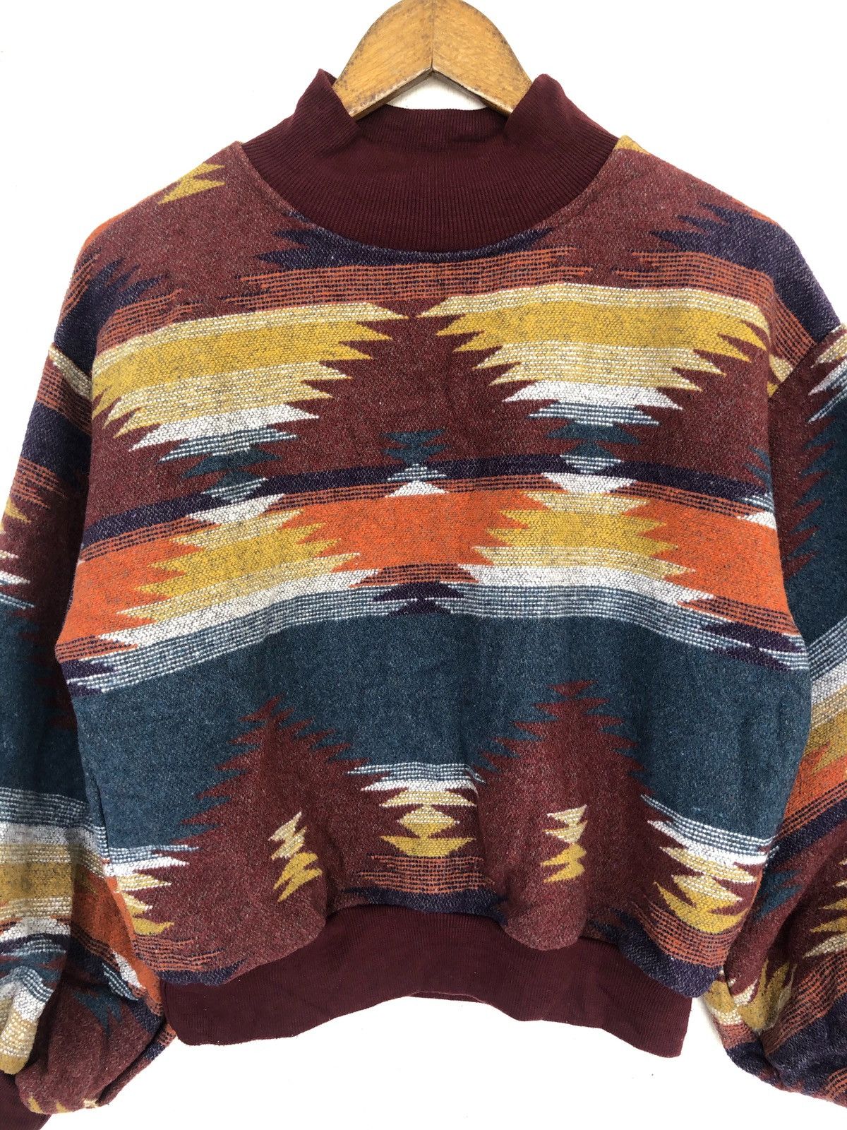 Mexicana Mexican Navajo Native Ballon Sweater Pullover Size US S / EU 44-46 / 1 - 3 Thumbnail